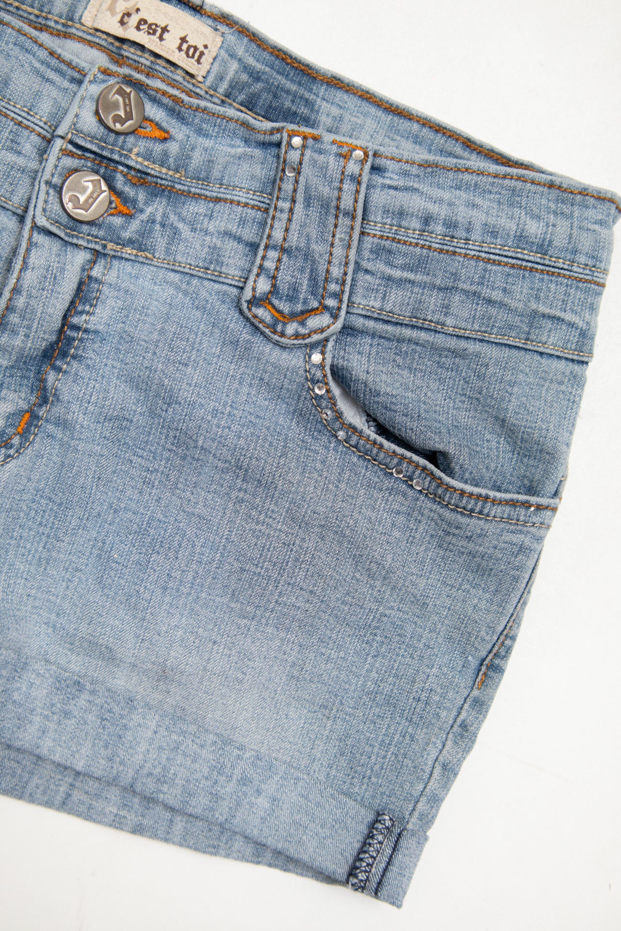 #76 C’est Toi Denim Shorts Blue | c. | Size 6