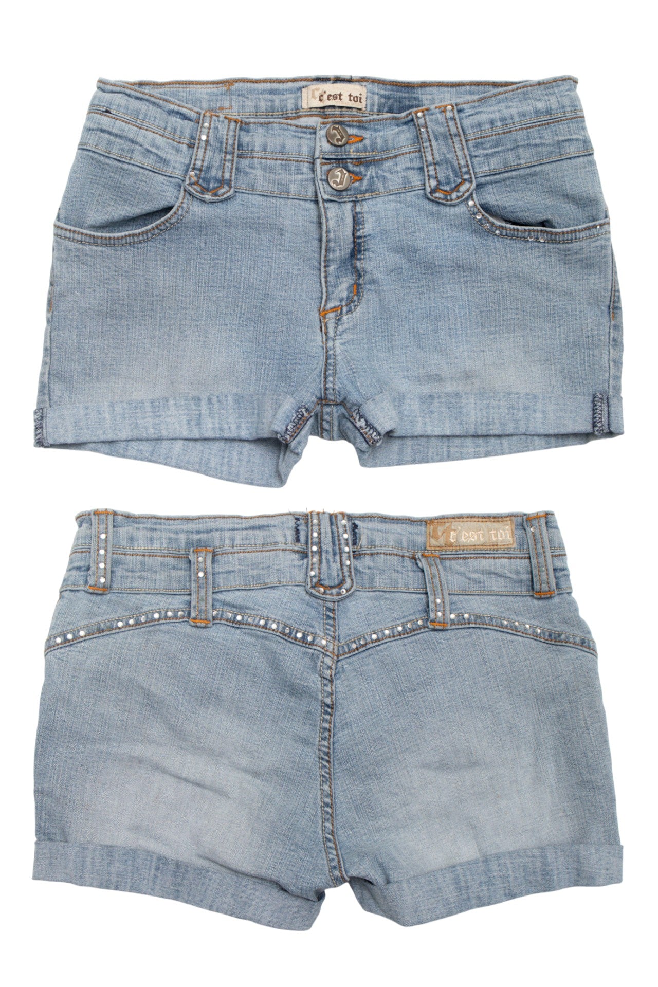 #76 C’est Toi Denim Shorts Blue | c. | Size 6