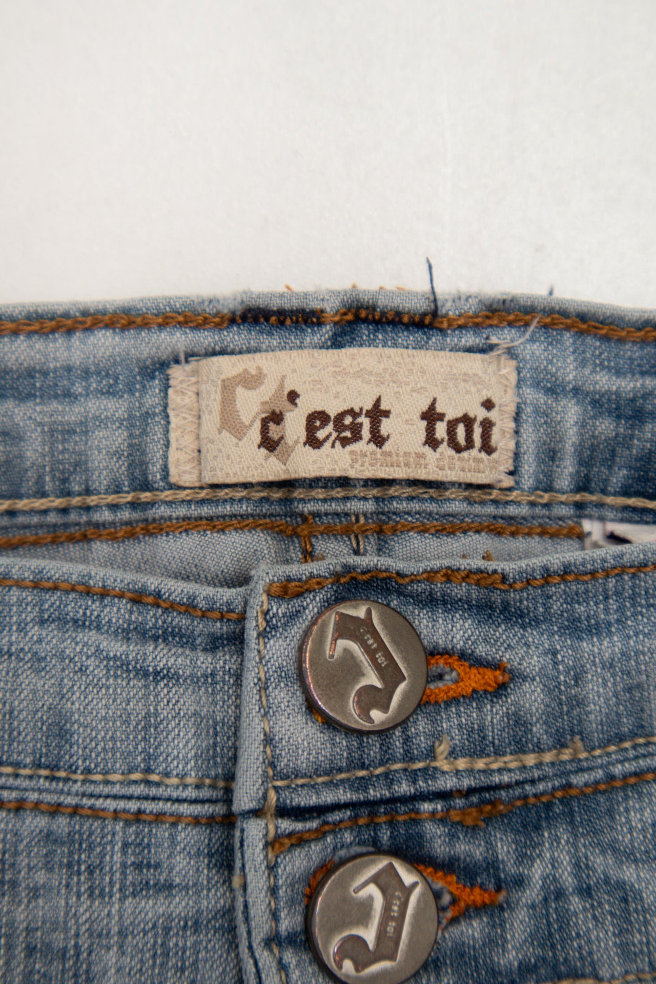 #76 C’est Toi Denim Shorts Blue | c. | Size 6