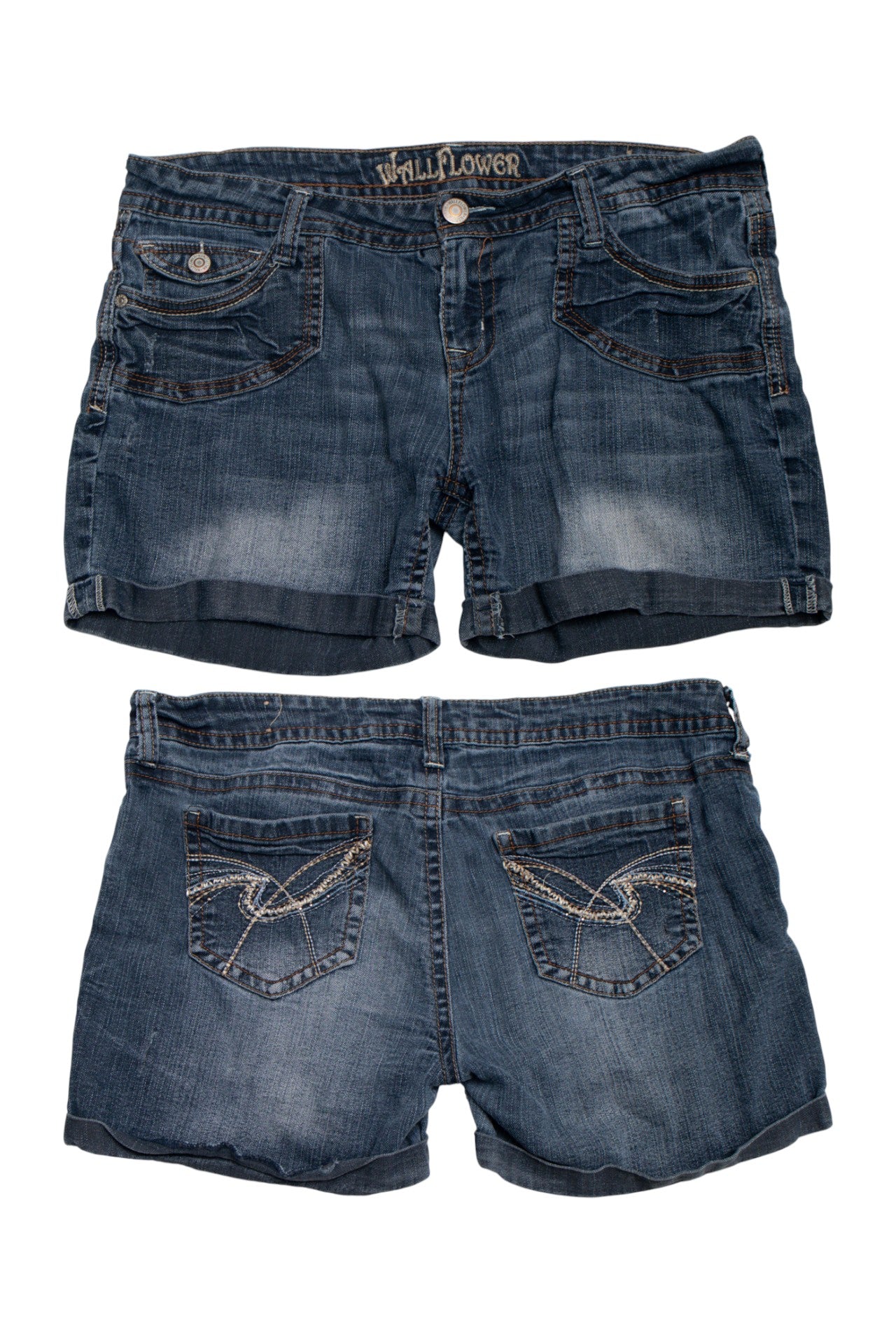 #179 Wallflower Denim Shorts Blue | c. 175 | Size 16