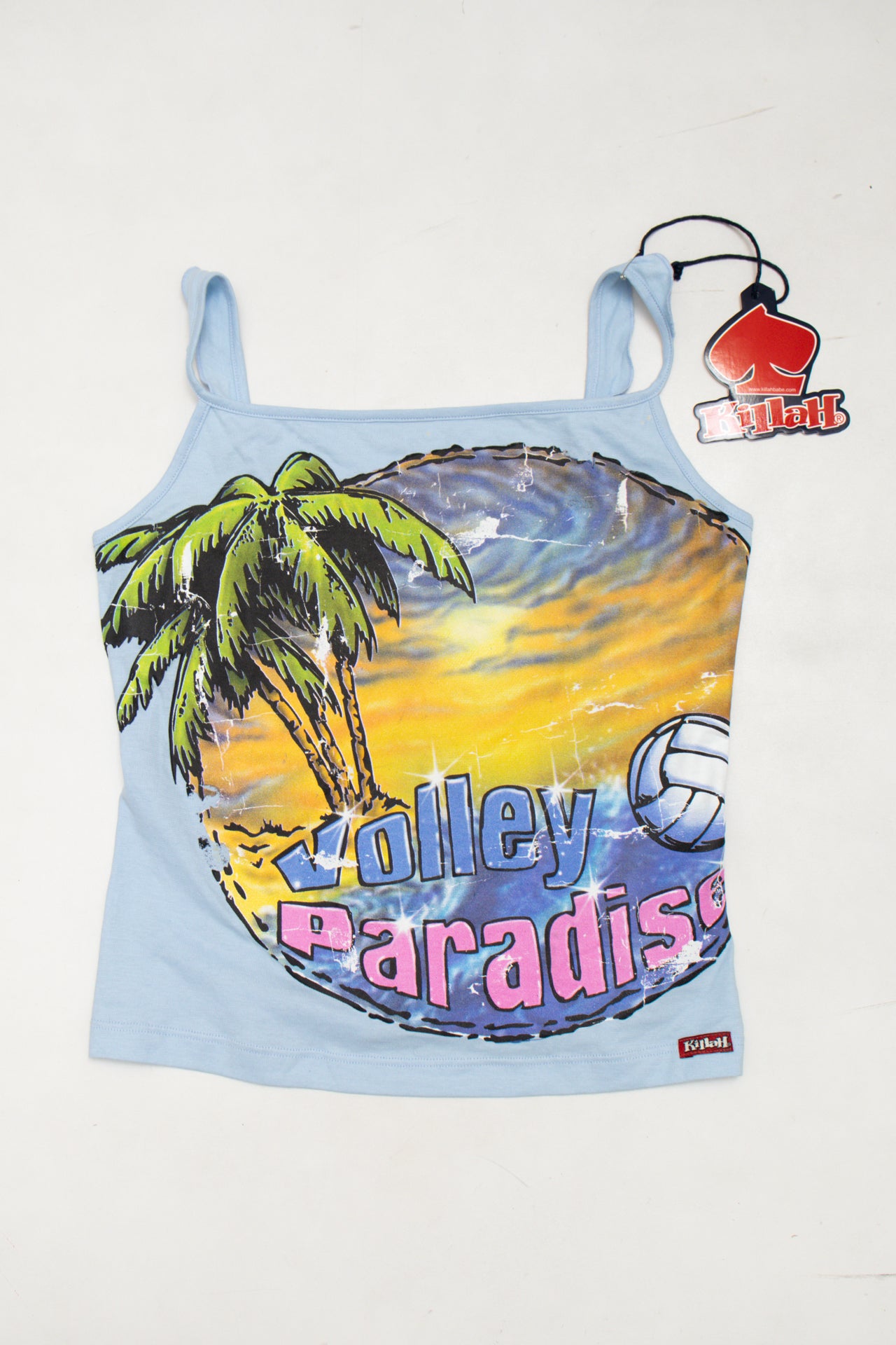 #68 Kilah Tank Top / Singlet Light Blue | c. 174 | Size 8