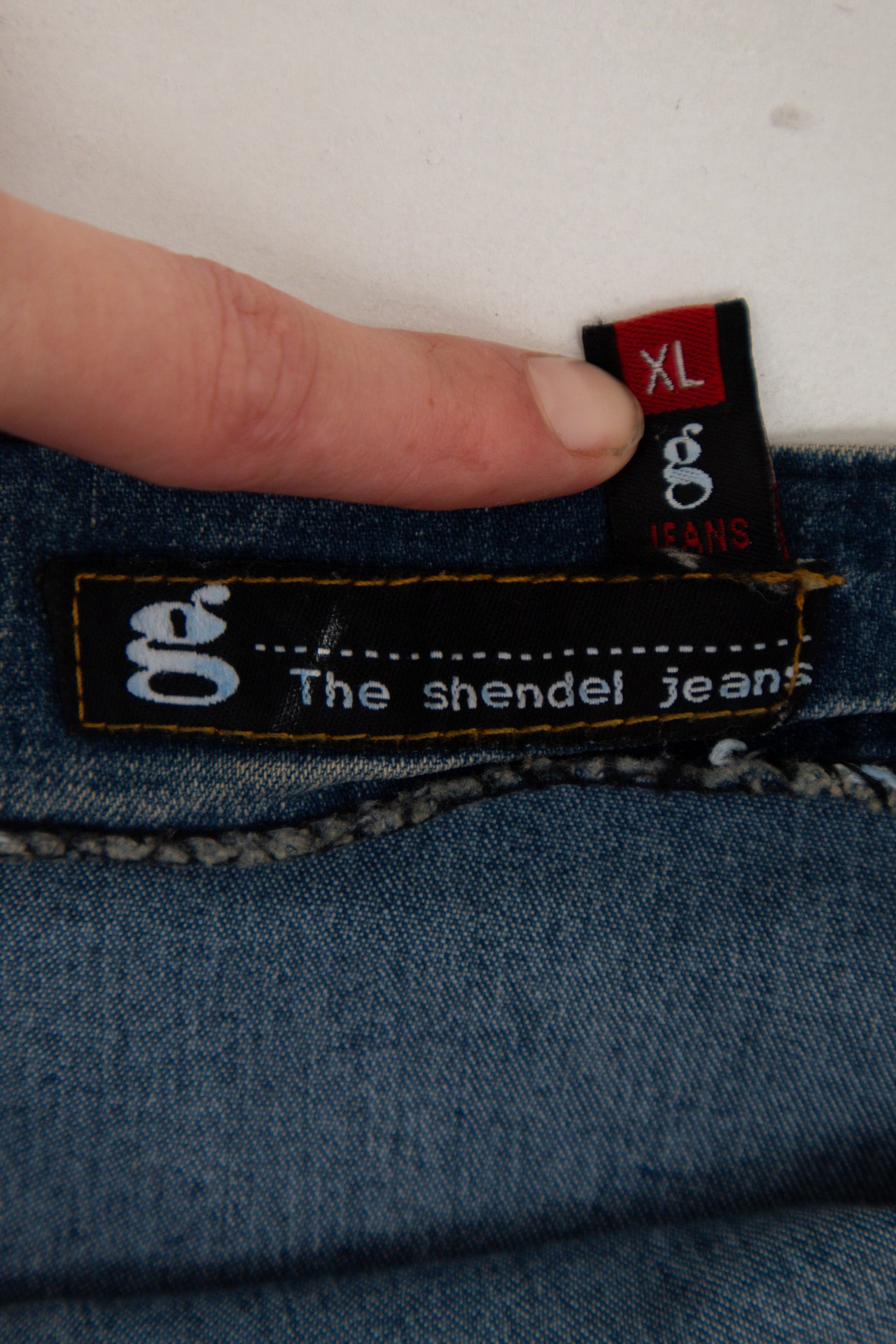 #71 The Shendel Jeans Denim Skirt Blue | c. 173 | Size 12