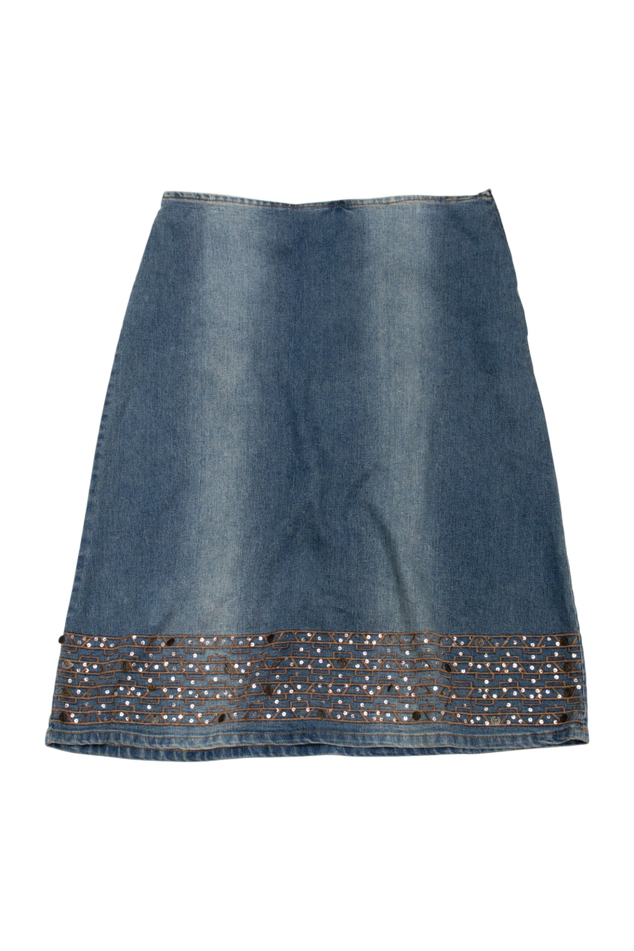 #71 The Shendel Jeans Denim Skirt Blue | c. 173 | Size 12