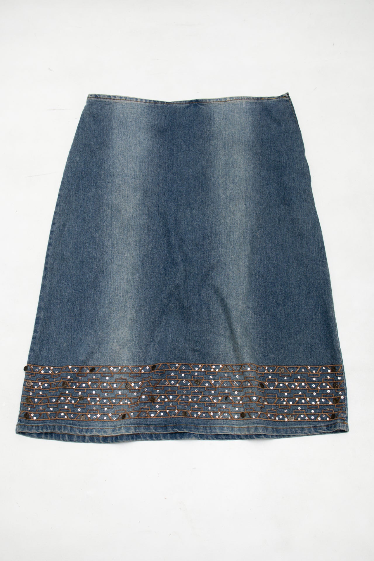 #71 The Shendel Jeans Denim Skirt Blue | c. 173 | Size 12