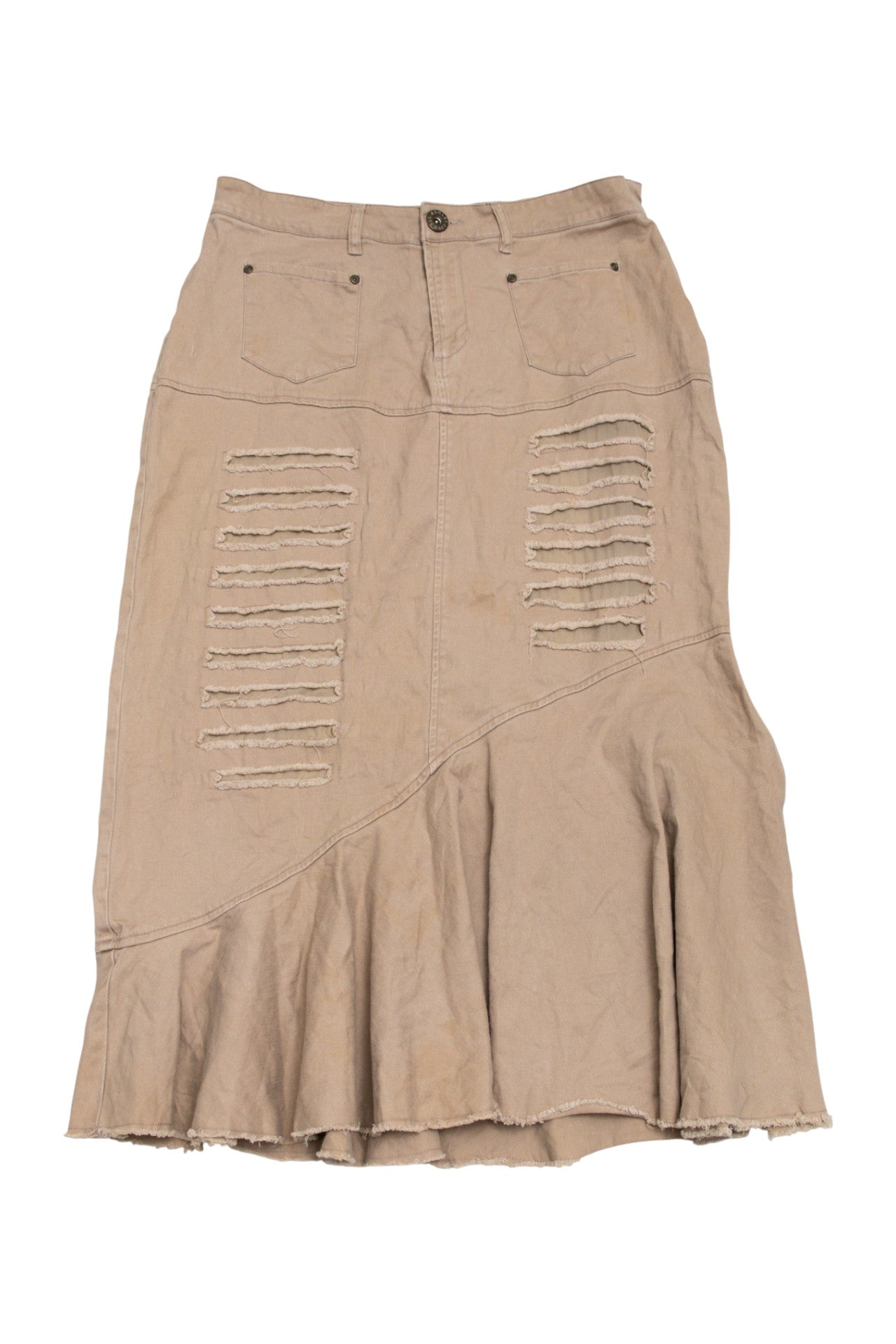 #152 Ashley Stewart Skirt Beige | c. 173 | Size 16