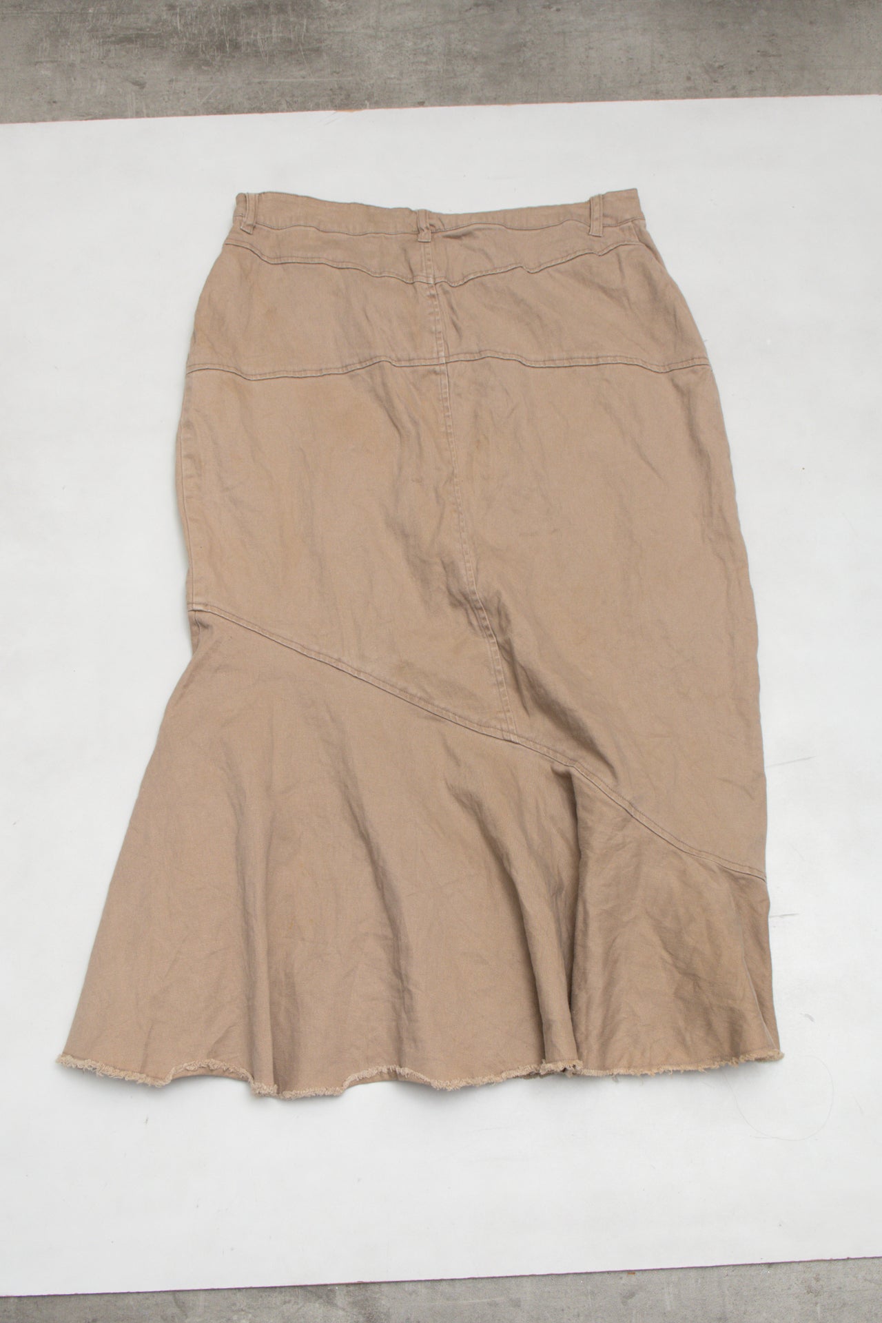 #152 Ashley Stewart Skirt Beige | c. 173 | Size 16