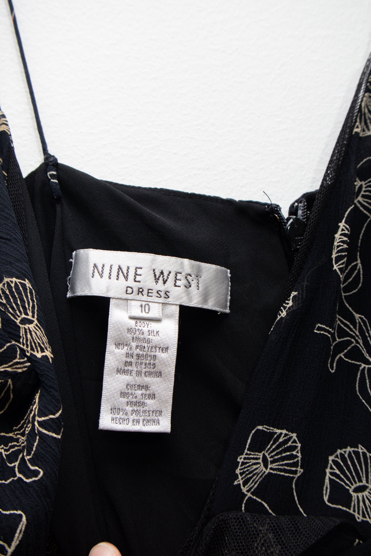 #204 Nine West Slip Dress Black | c. 173 | Size 10