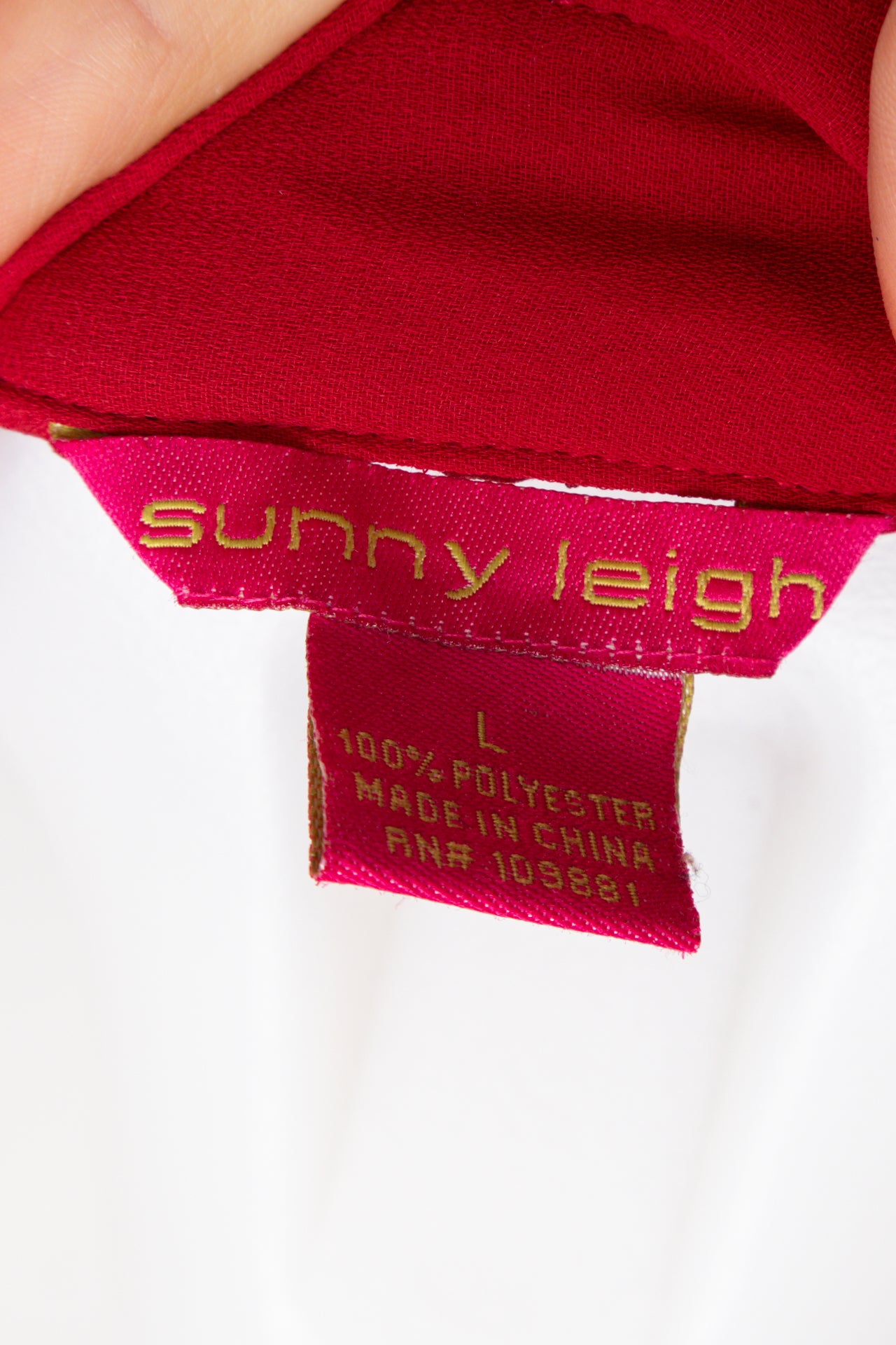 #117 Sunny Leigh T-shirt Red | c. 176 | Size 10