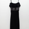 #200 T.a.g. Spaghetti Strap Cocktail Dress Black | c. 173 | Size 10