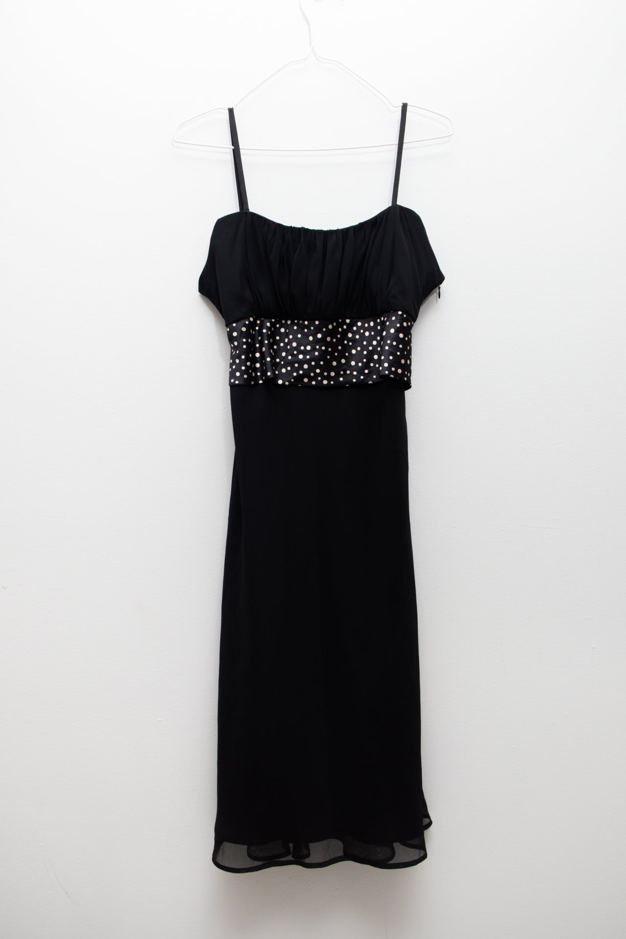 #200 T.a.g. Spaghetti Strap Cocktail Dress Black | c. 173 | Size 10