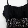 #200 T.a.g. Spaghetti Strap Cocktail Dress Black | c. 173 | Size 10