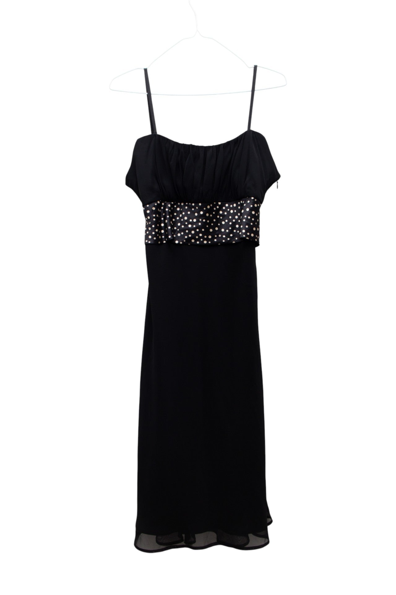 #200 T.a.g. Spaghetti Strap Cocktail Dress Black | c. 173 | Size 10