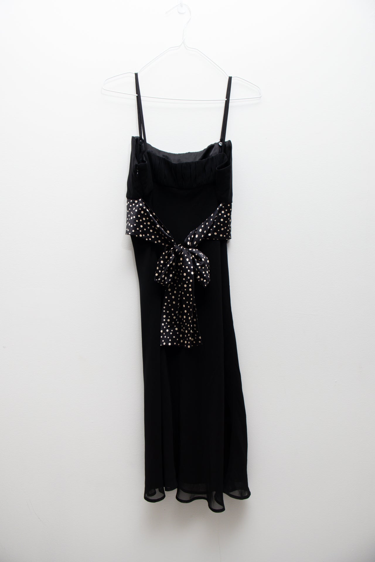 #200 T.a.g. Spaghetti Strap Cocktail Dress Black | c. 173 | Size 10