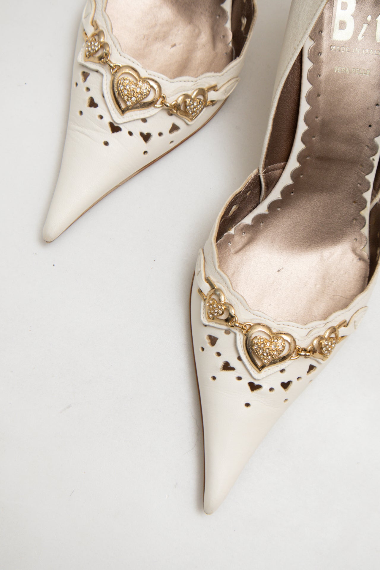 #187 B.it Heels White | c. 173 | Size AU8