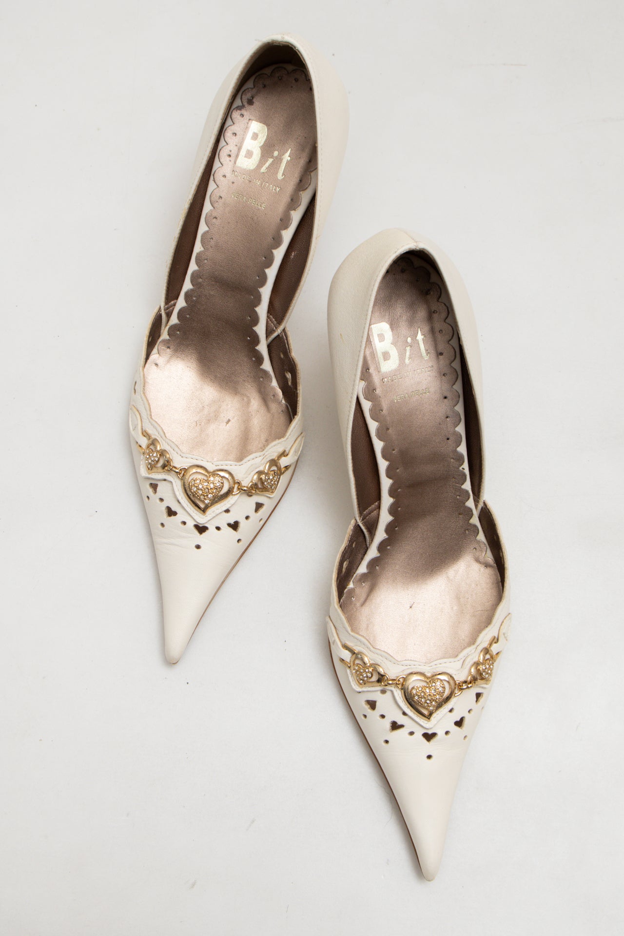 #187 B.it Heels White | c. 173 | Size AU8