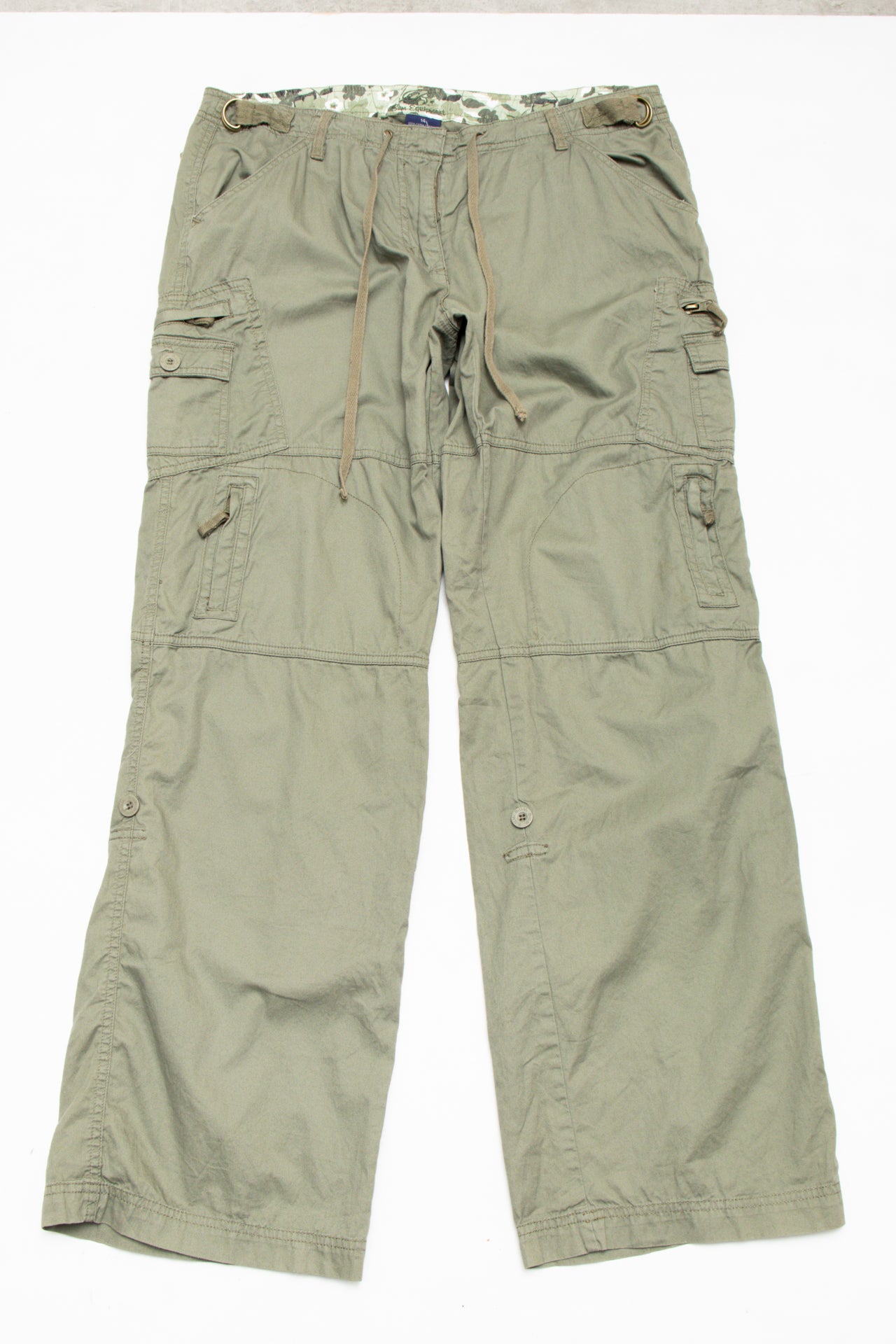 #177 Bex Equipment Cargo Pants Olive Green | c. 174 | Size 14
