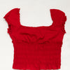 #78 Baba Nuki Short Sleeve Top Red | c. | Size 10