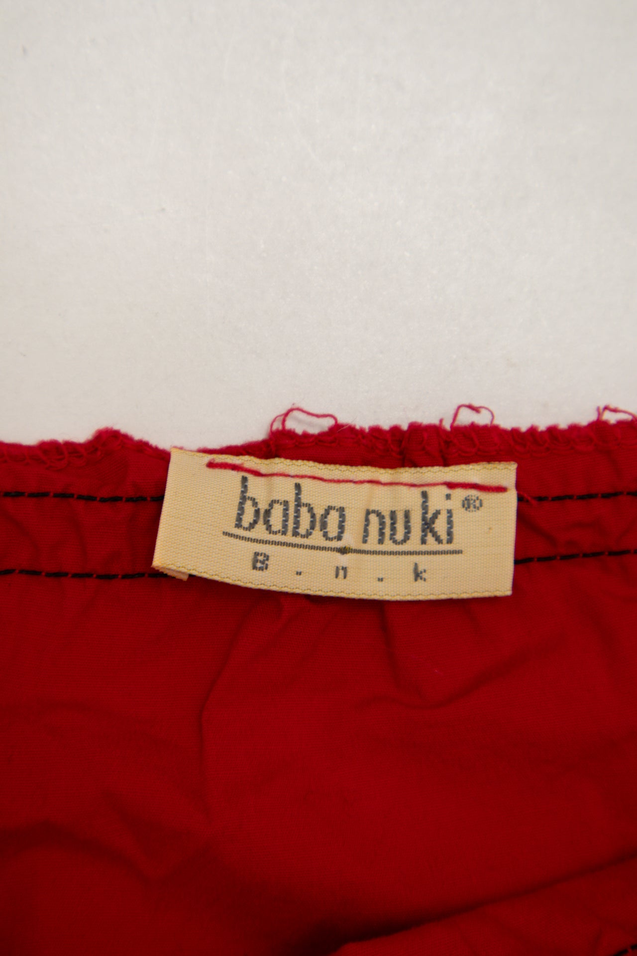 #78 Baba Nuki Short Sleeve Top Red | c. | Size 10