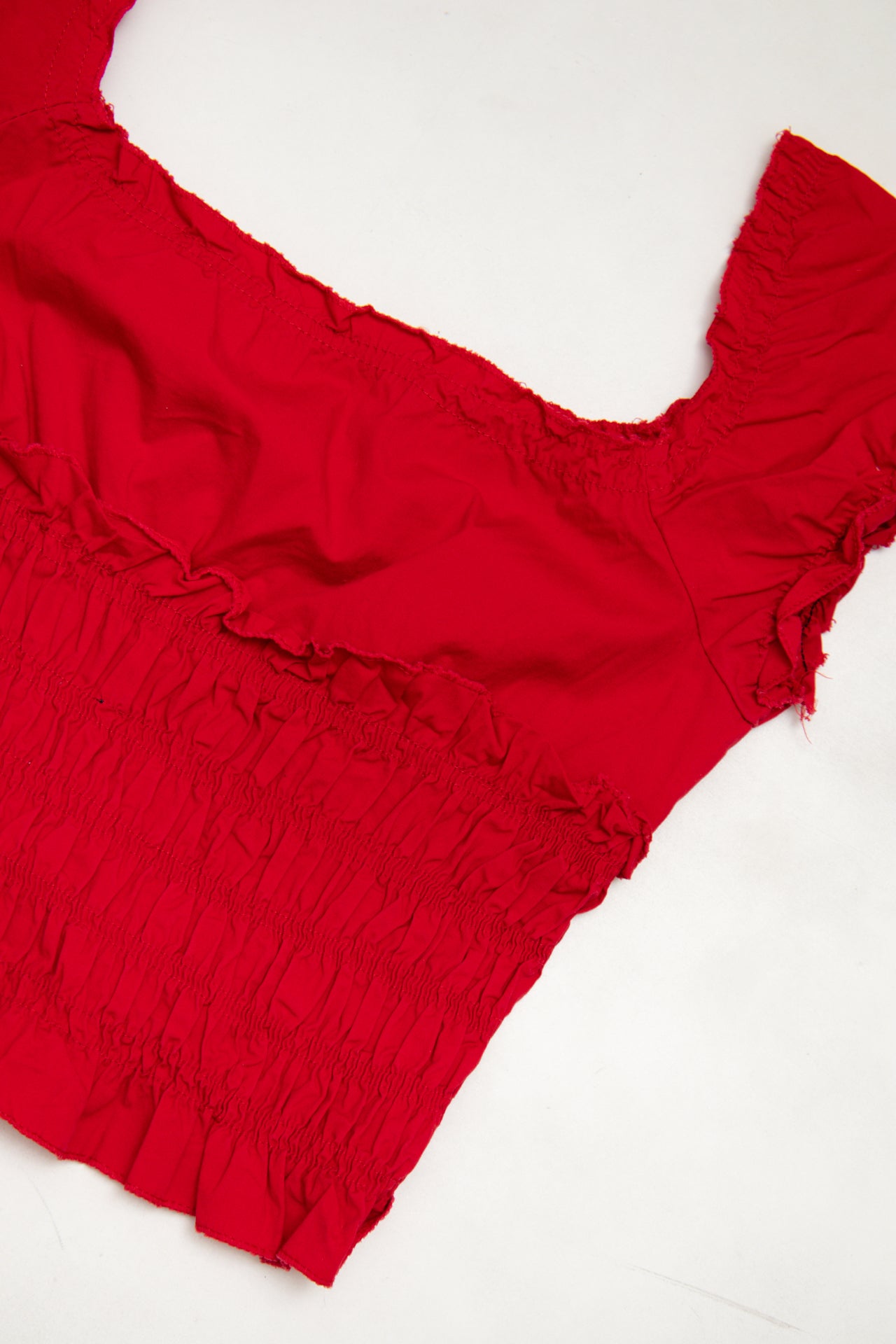 #78 Baba Nuki Short Sleeve Top Red | c. | Size 10