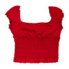 #78 Baba Nuki Short Sleeve Top Red | c. | Size 10
