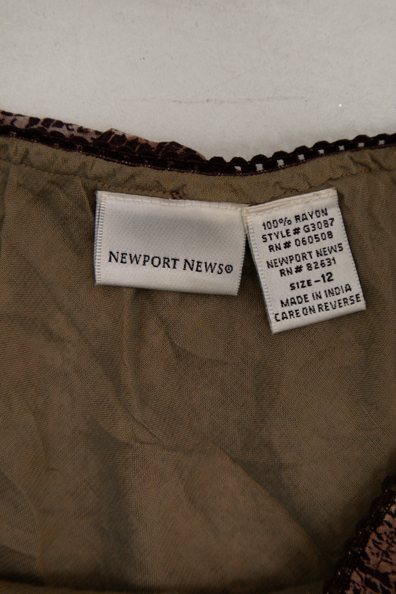 #76 Newport News Maxi Skirt Brown | c. 173 | Size 8