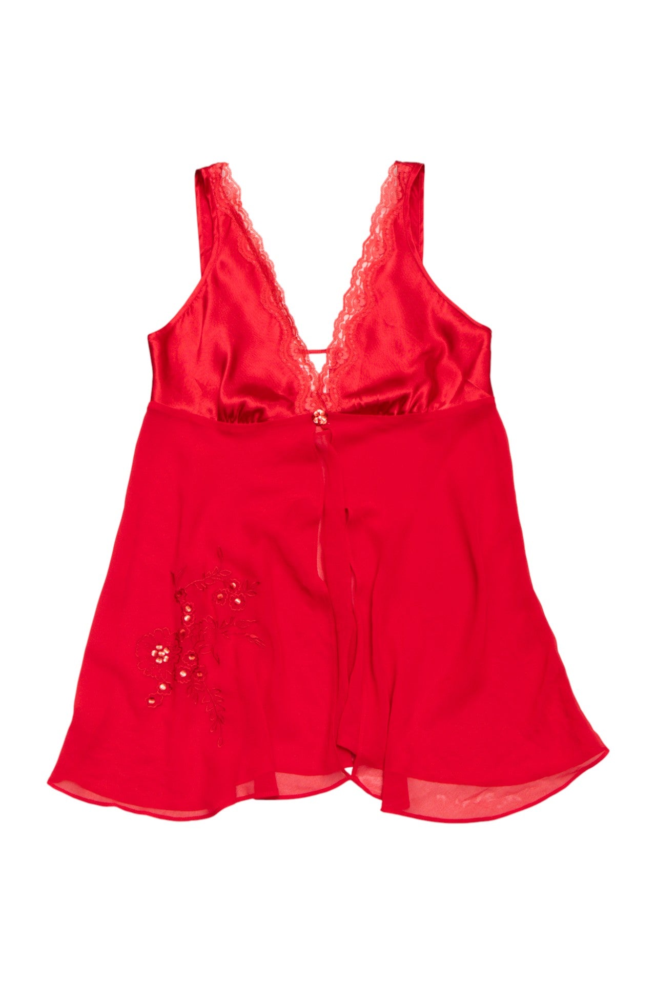 #10 Secret Treasures Lingerie Babydoll Top Red | c. 173 | Size 8