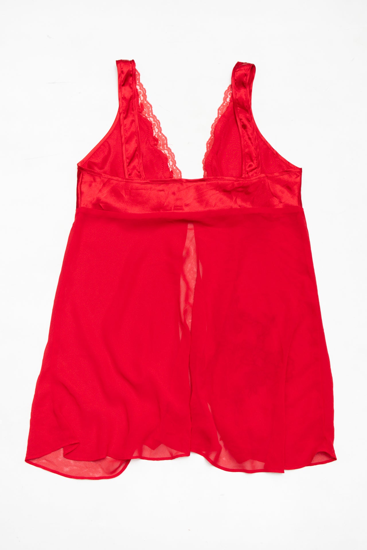 #10 Secret Treasures Lingerie Babydoll Top Red | c. 173 | Size 8