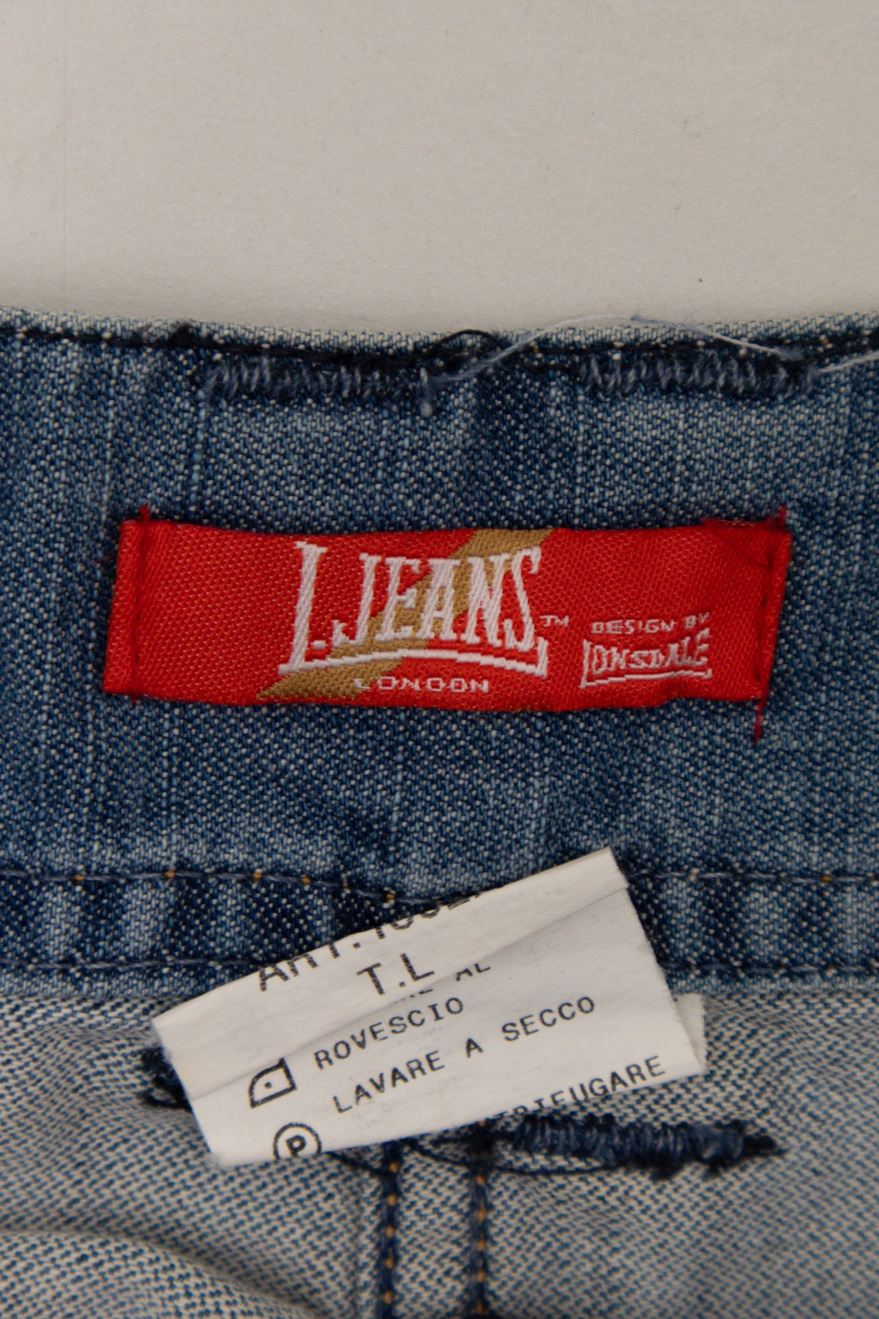 #149 Lonsdale (l!eans Line) Denim Mini Skirt Blue | c. 174 | Size 12