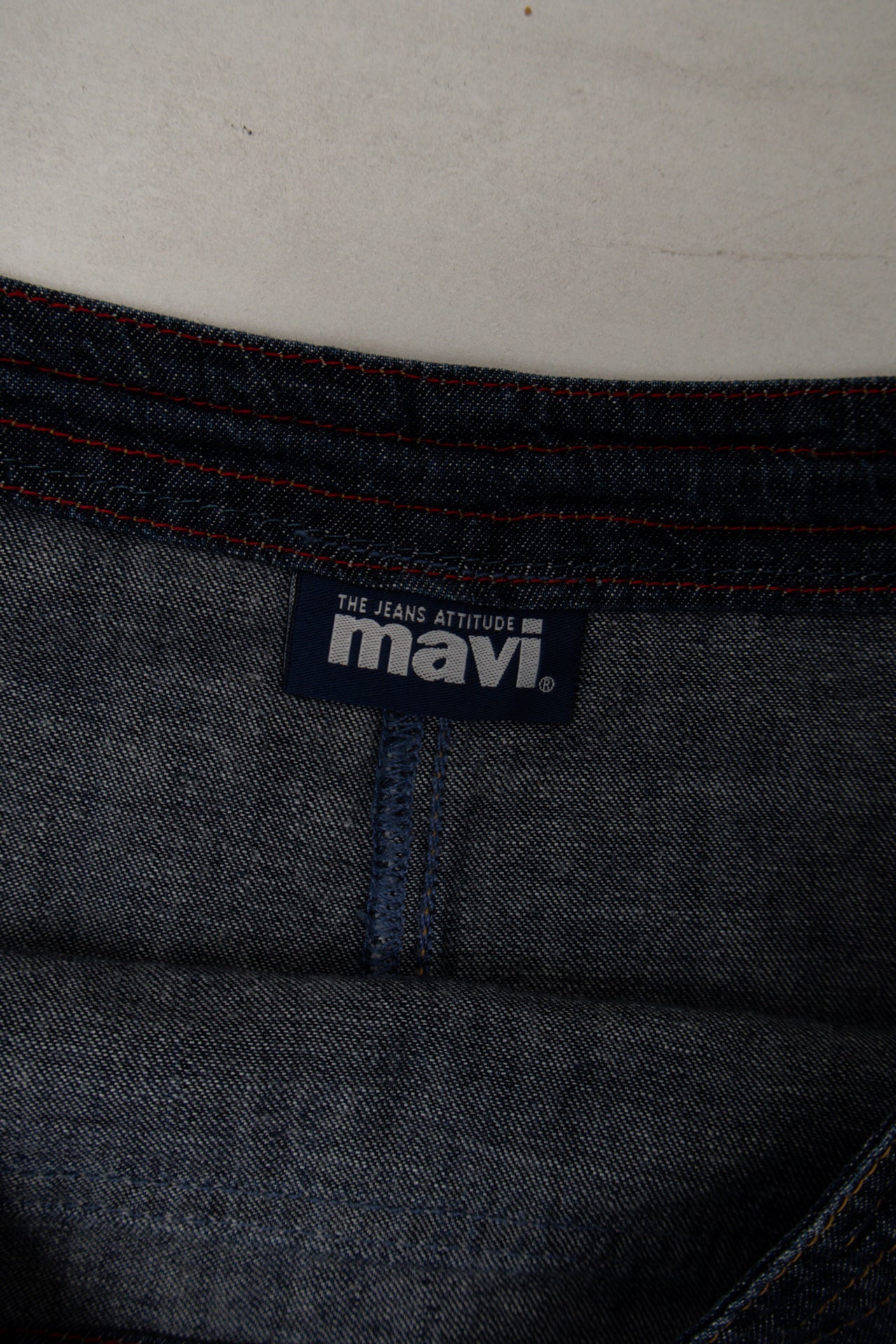 #74 Mavi Denim Skirt Blue | c. 173 | Size 8