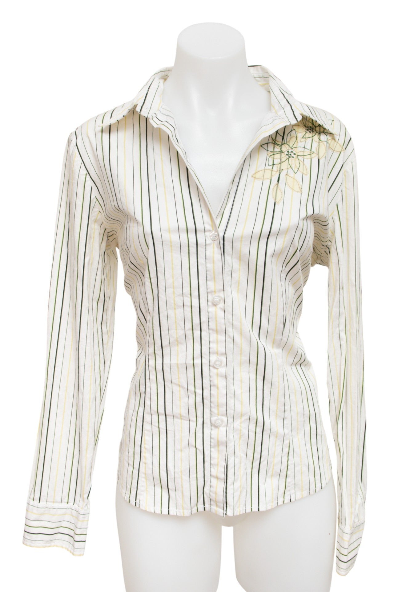 #115 City Stretch New York &amp; Company T-shirt White | c. 176 | Size 10