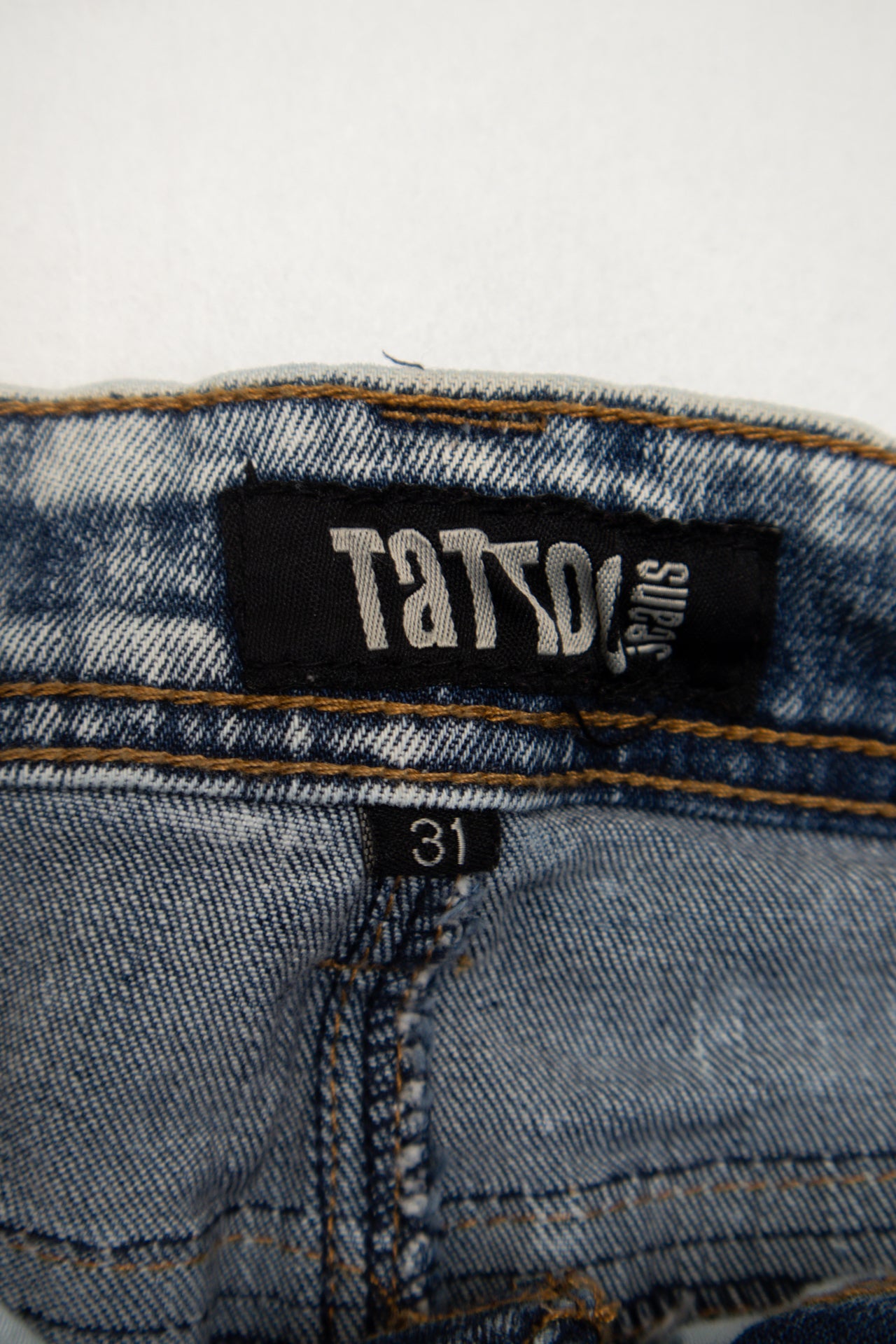 #87 Tatto Jeans Mini Skirt Blue | c. | Size 10
