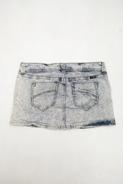 #87 Tatto Jeans Mini Skirt Blue | c. | Size 10