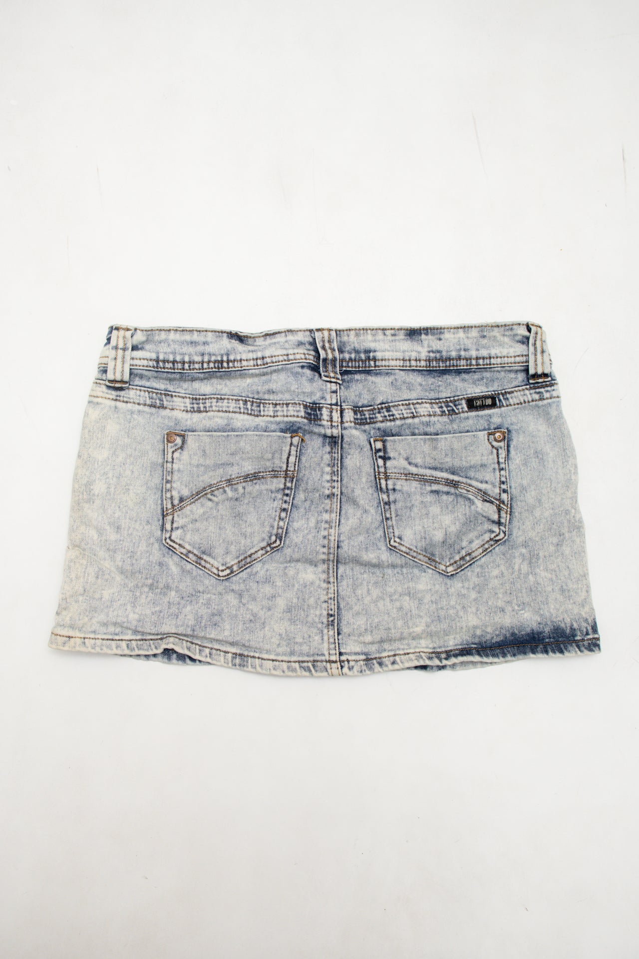 #87 Tatto Jeans Mini Skirt Blue | c. | Size 10