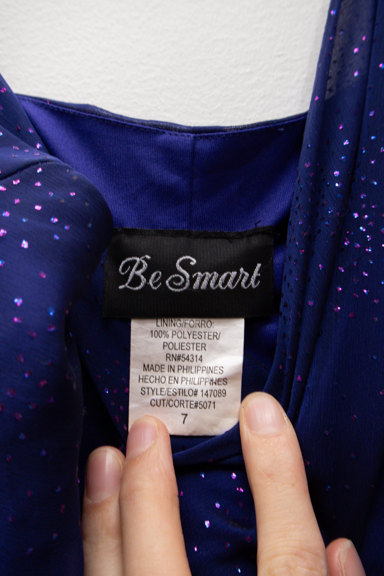 #202 Be Smart Slip Dress Blue | c. 173 | Size 8