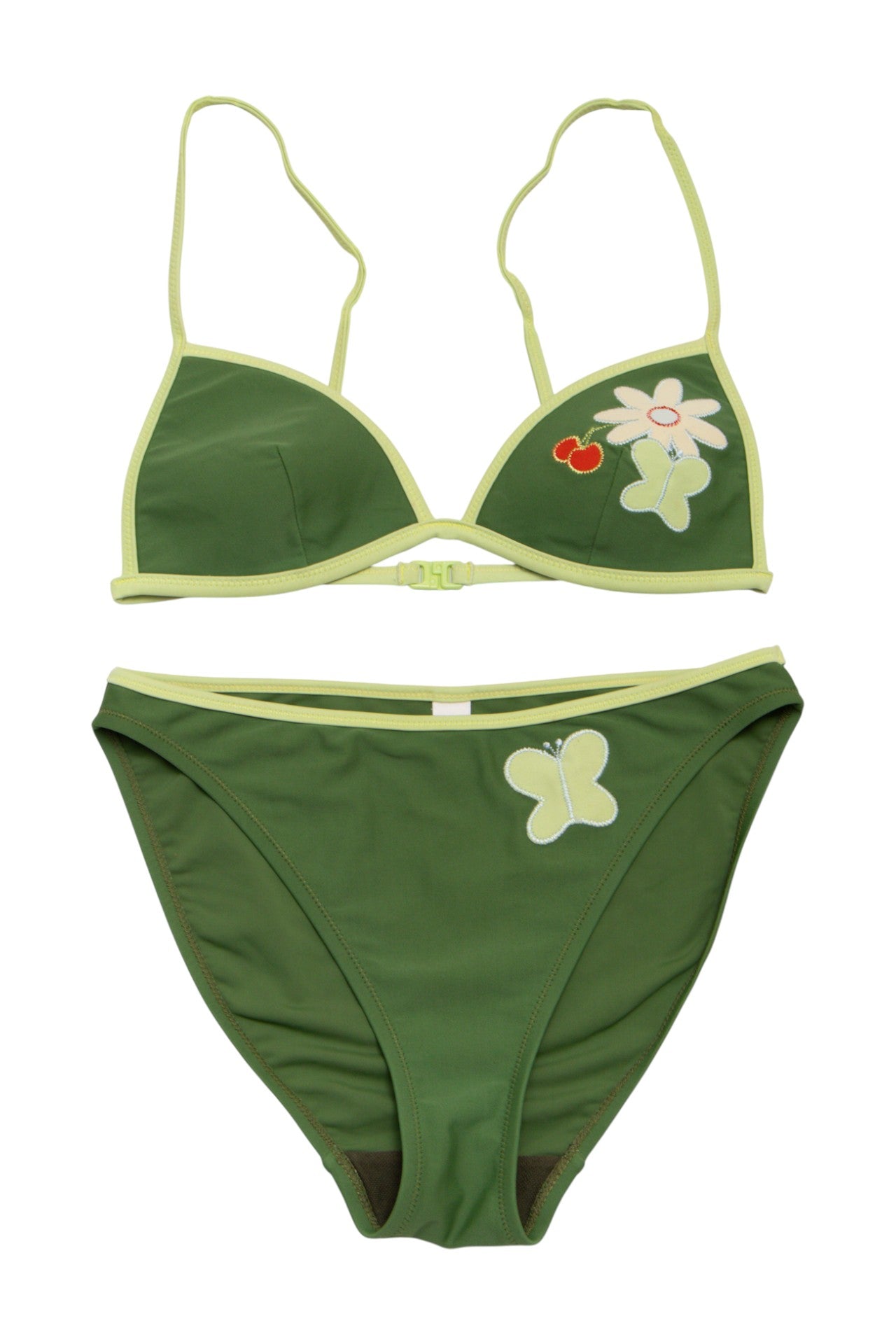#223 Etam Bikini Set Green | c. 173 | Size 8