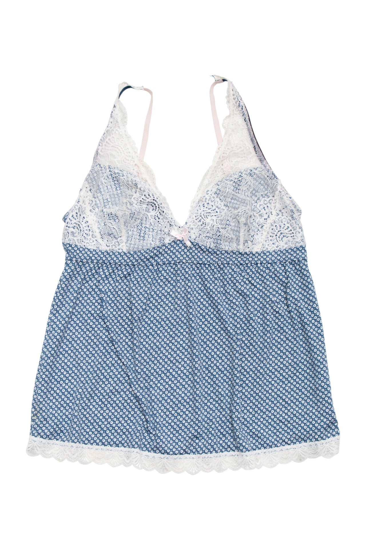 #05 Laura Ashley Camisole Top / Sleepwear Top Blue | c. 173 | Size 12