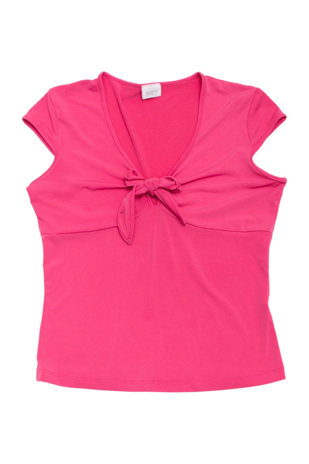 #55 Supy Short-sleeve Knit Top Pink | c. 173 | Size 10