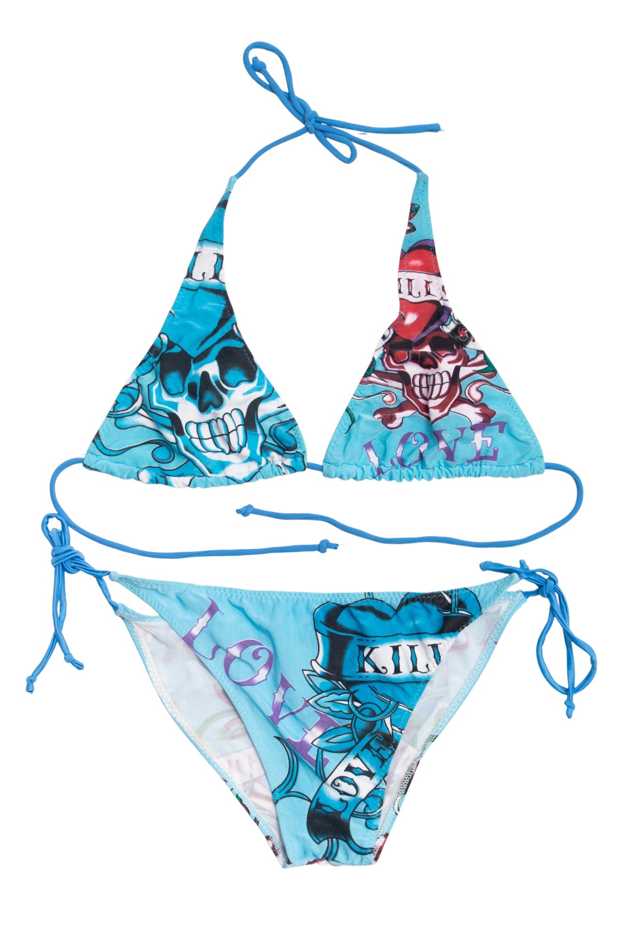 #86 Ed Hardy Bikini Blue | c. 176 | Size 10/12