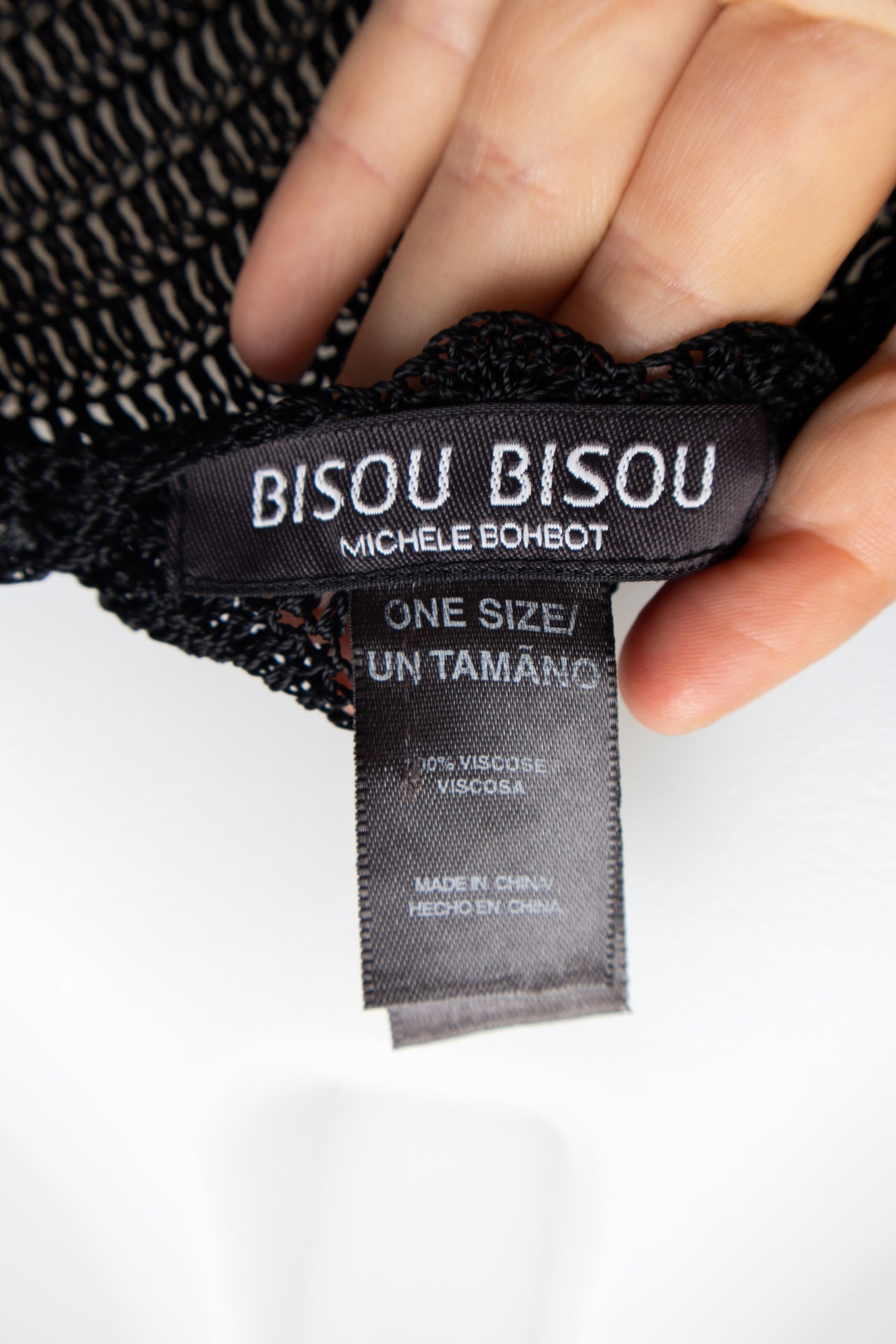 #173 Bisou Bisou Michele Bohbot Tank Top Black | c. 176 | Size 6/8/10