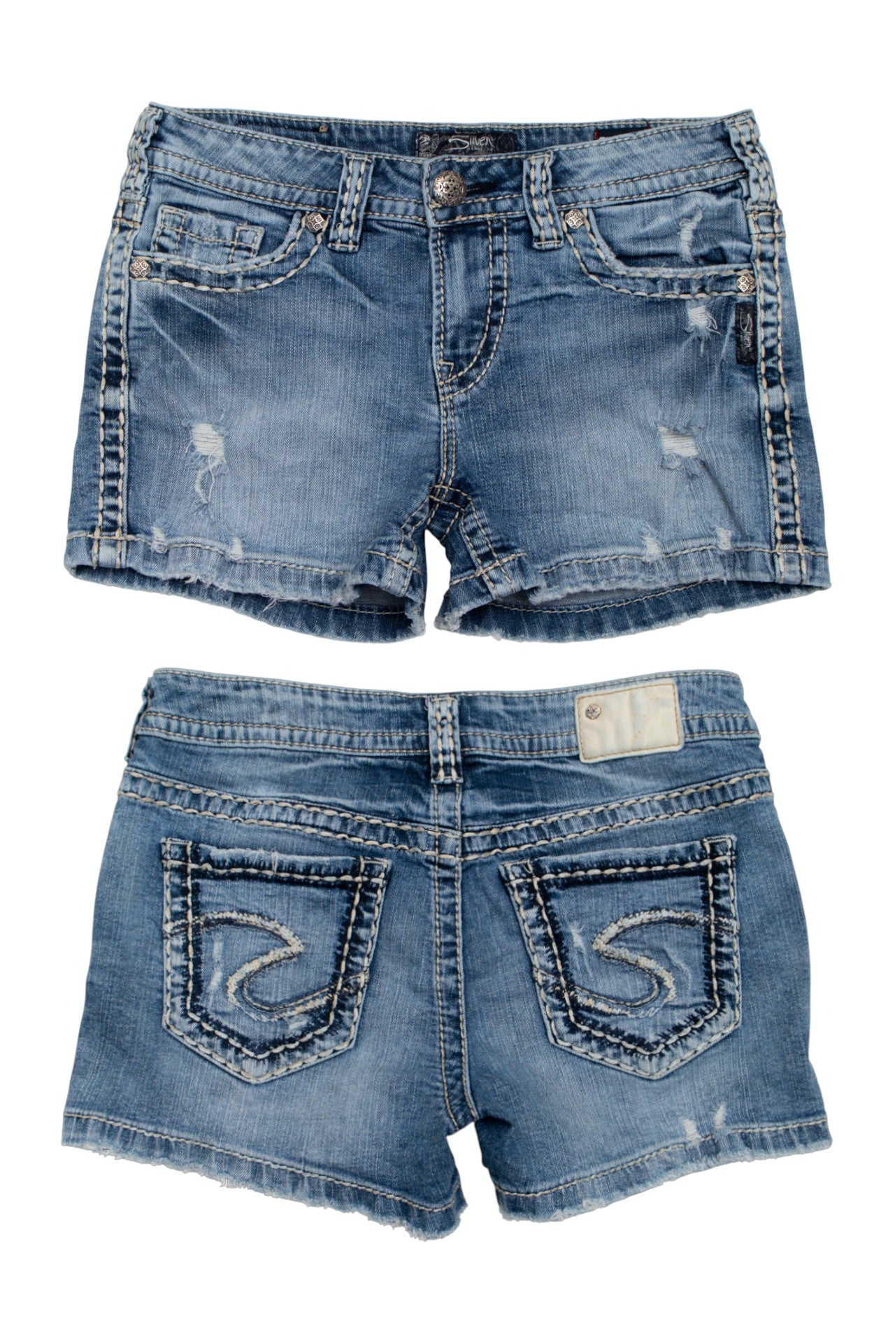 #146 Silver Jeans Co. Denim Shorts Blue | c. 173 | Size 6