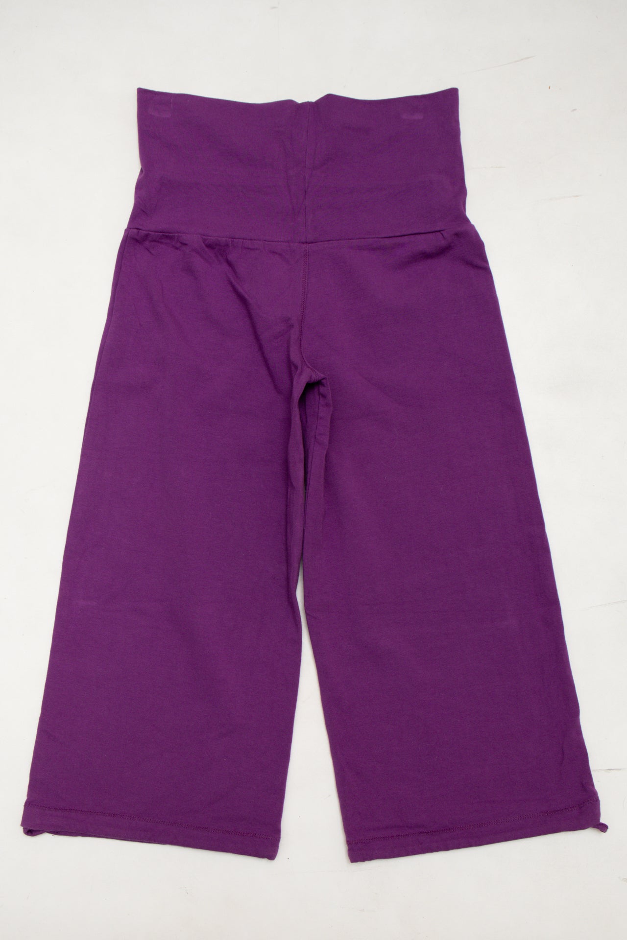 #113 Sport Zone Wide-leg Cropped Pants Purple | c. 174 | Size 8