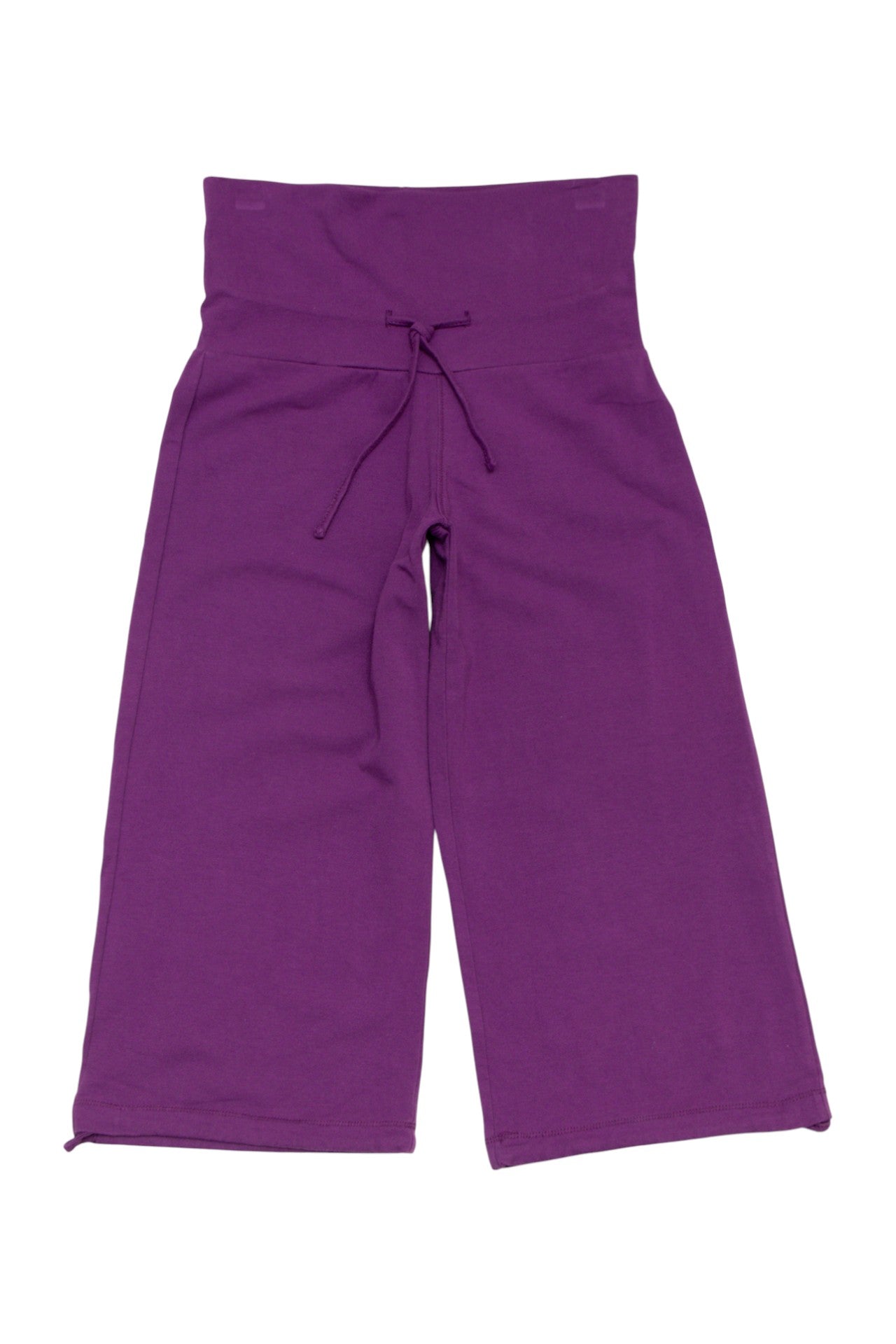 #113 Sport Zone Wide-leg Cropped Pants Purple | c. 174 | Size 8
