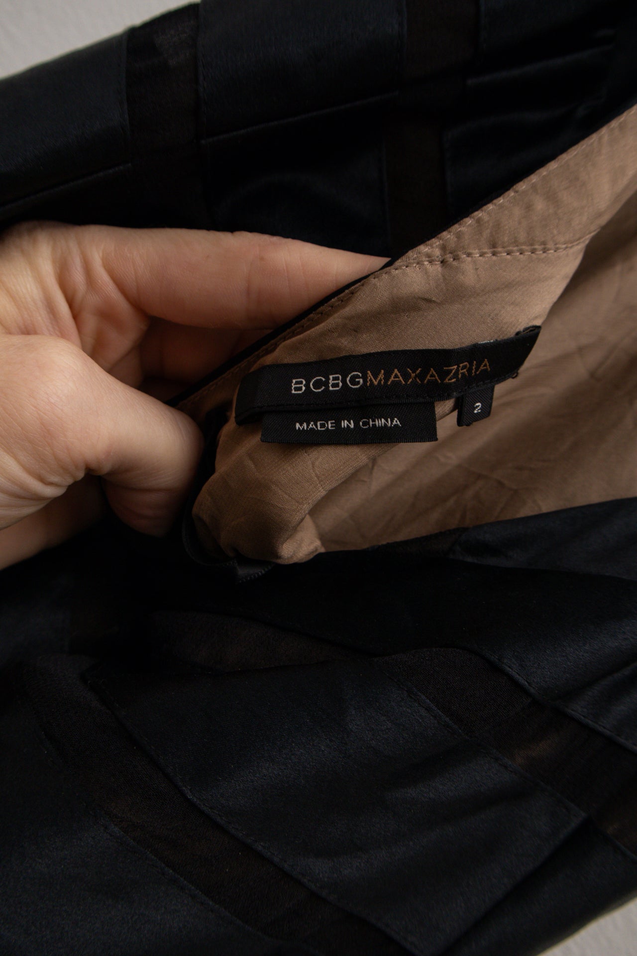 #203 Bcbgmaxazria Halter Evening Dress Black | c. 173 | Size 8