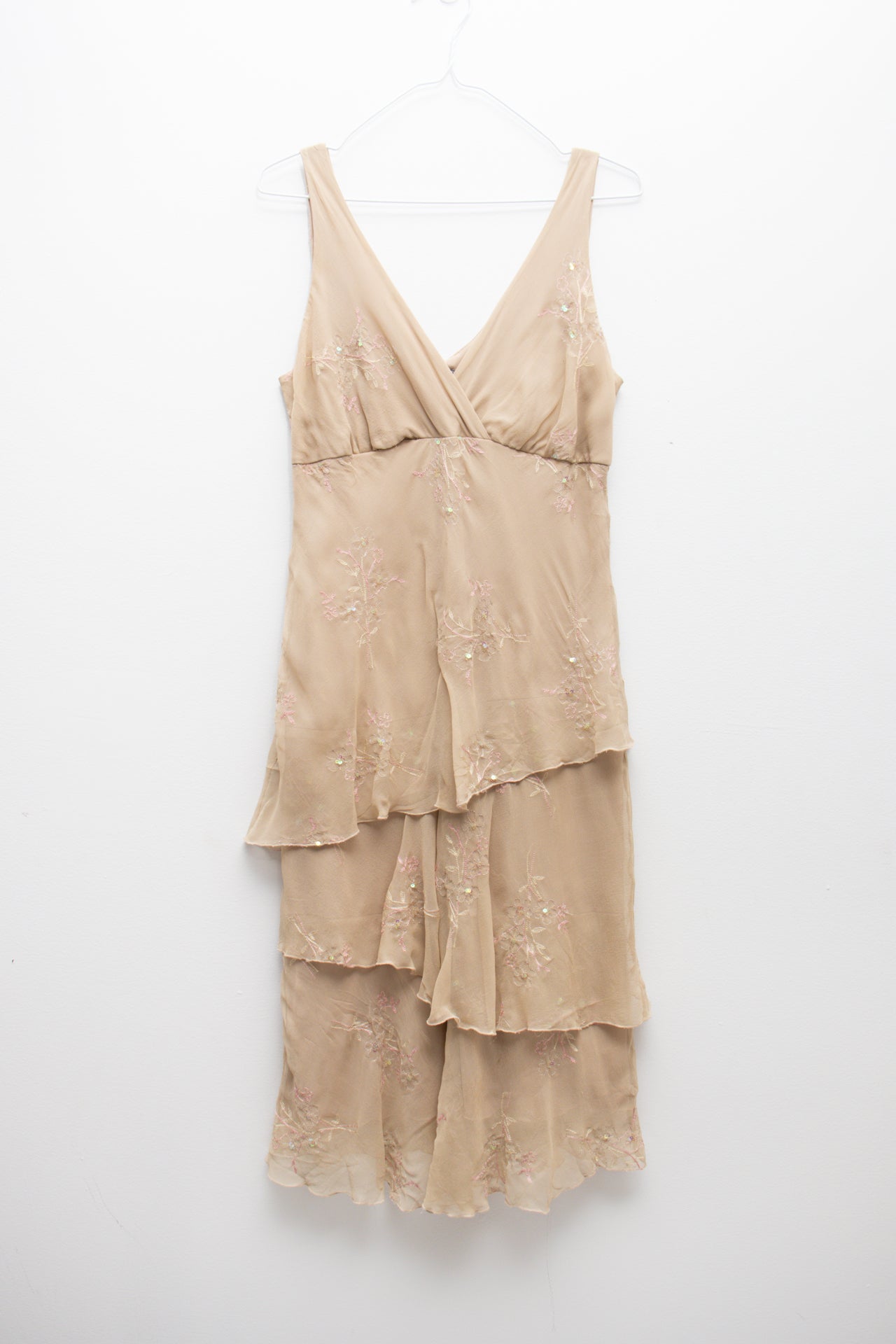 #281 Jonathan Martin Studio Dress Beige | c. 174 | Size 10