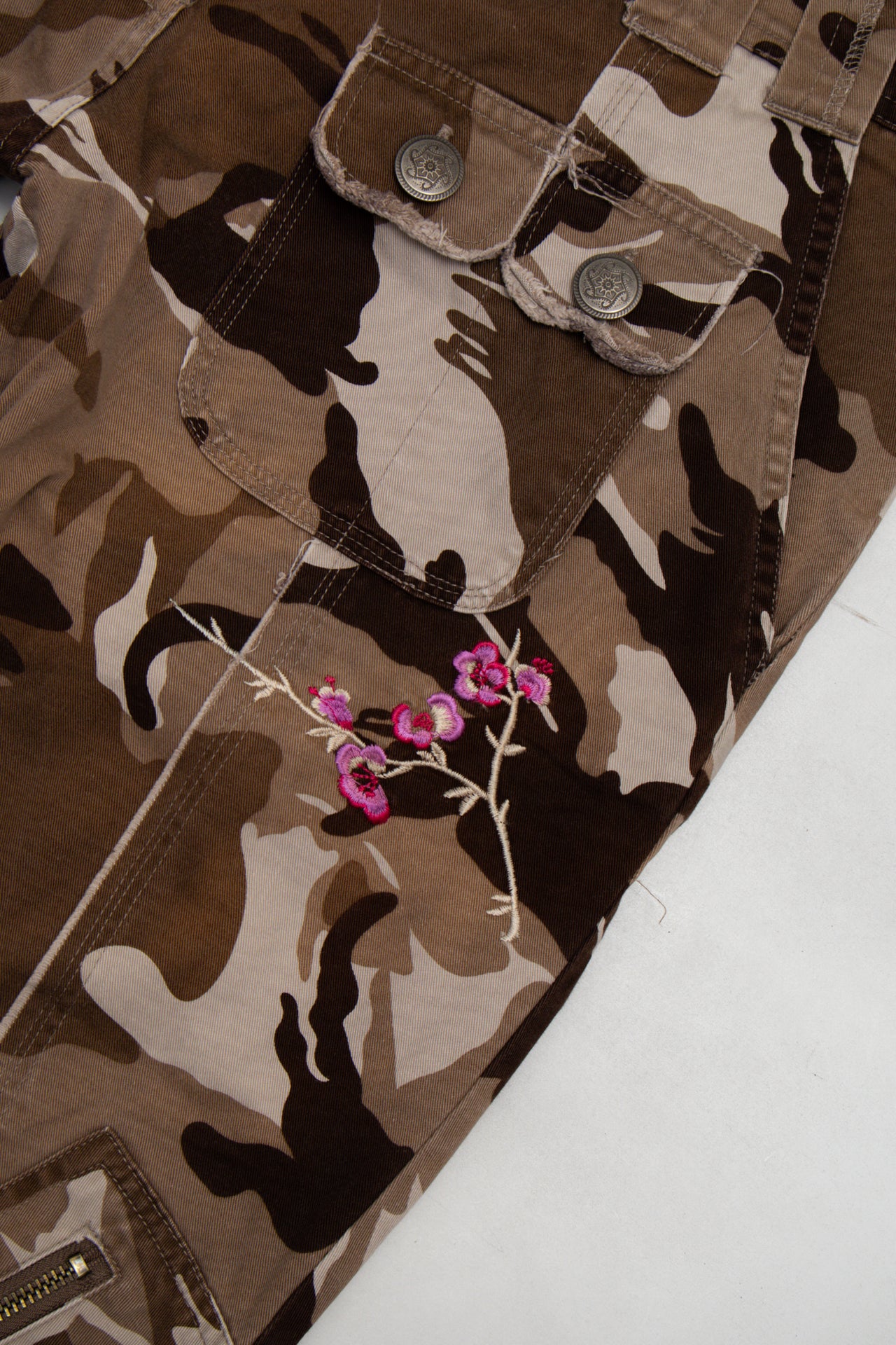 #104 Lea.l Moda Cropped Cargo Pants Brown | c. 173 | Size 21