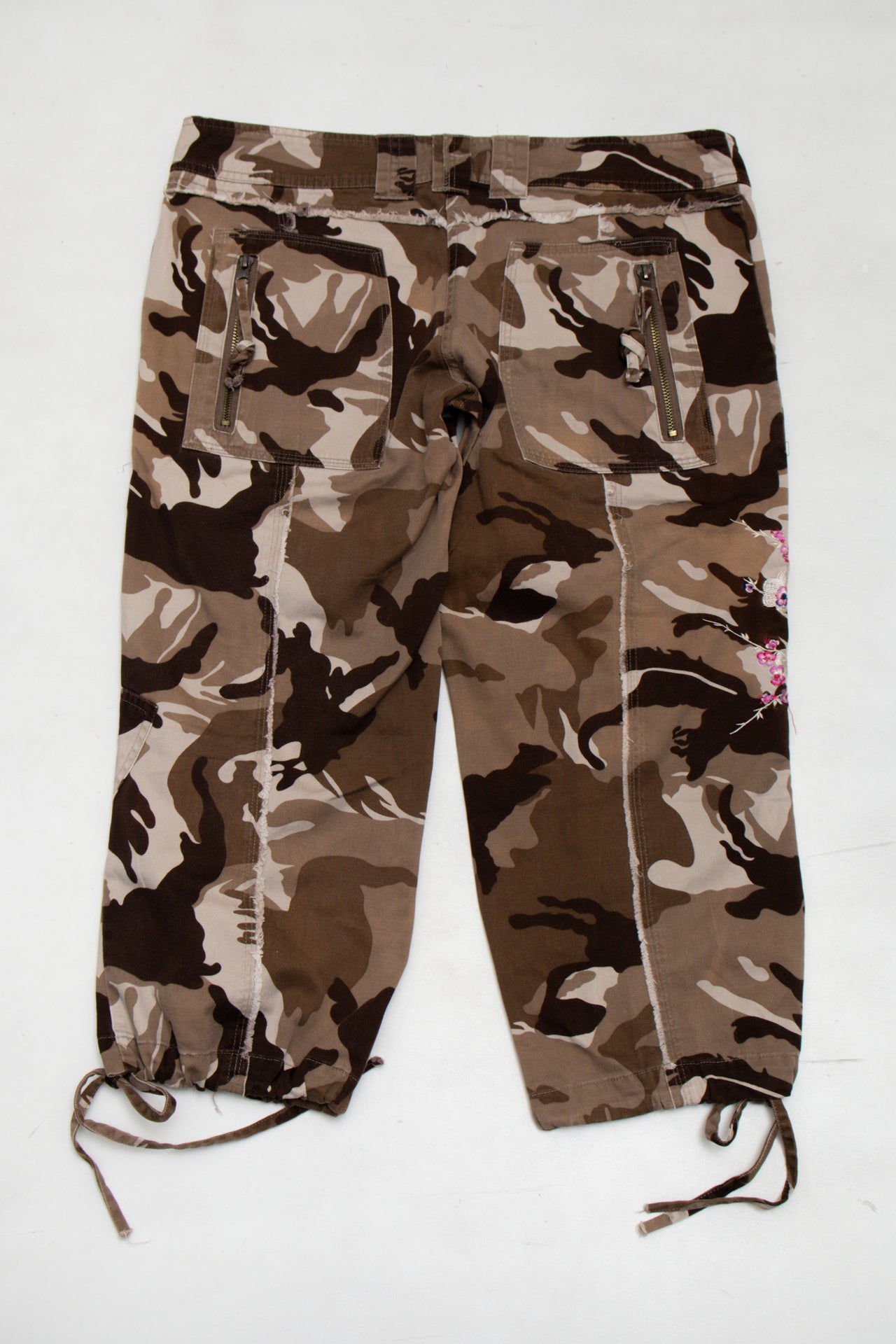 #104 Lea.l Moda Cropped Cargo Pants Brown | c. 173 | Size 21