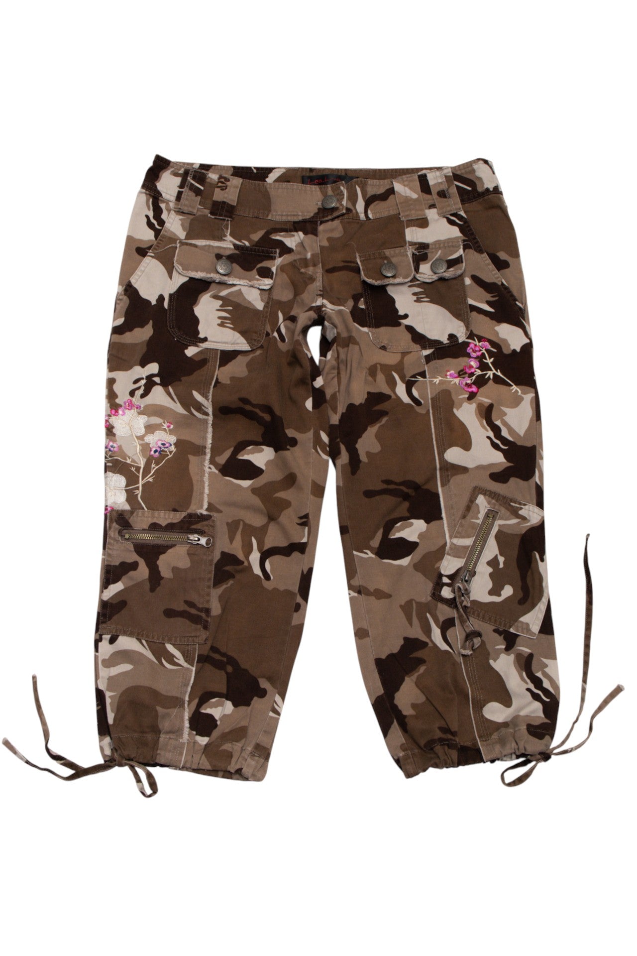 #104 Lea.l Moda Cropped Cargo Pants Brown | c. 173 | Size 21