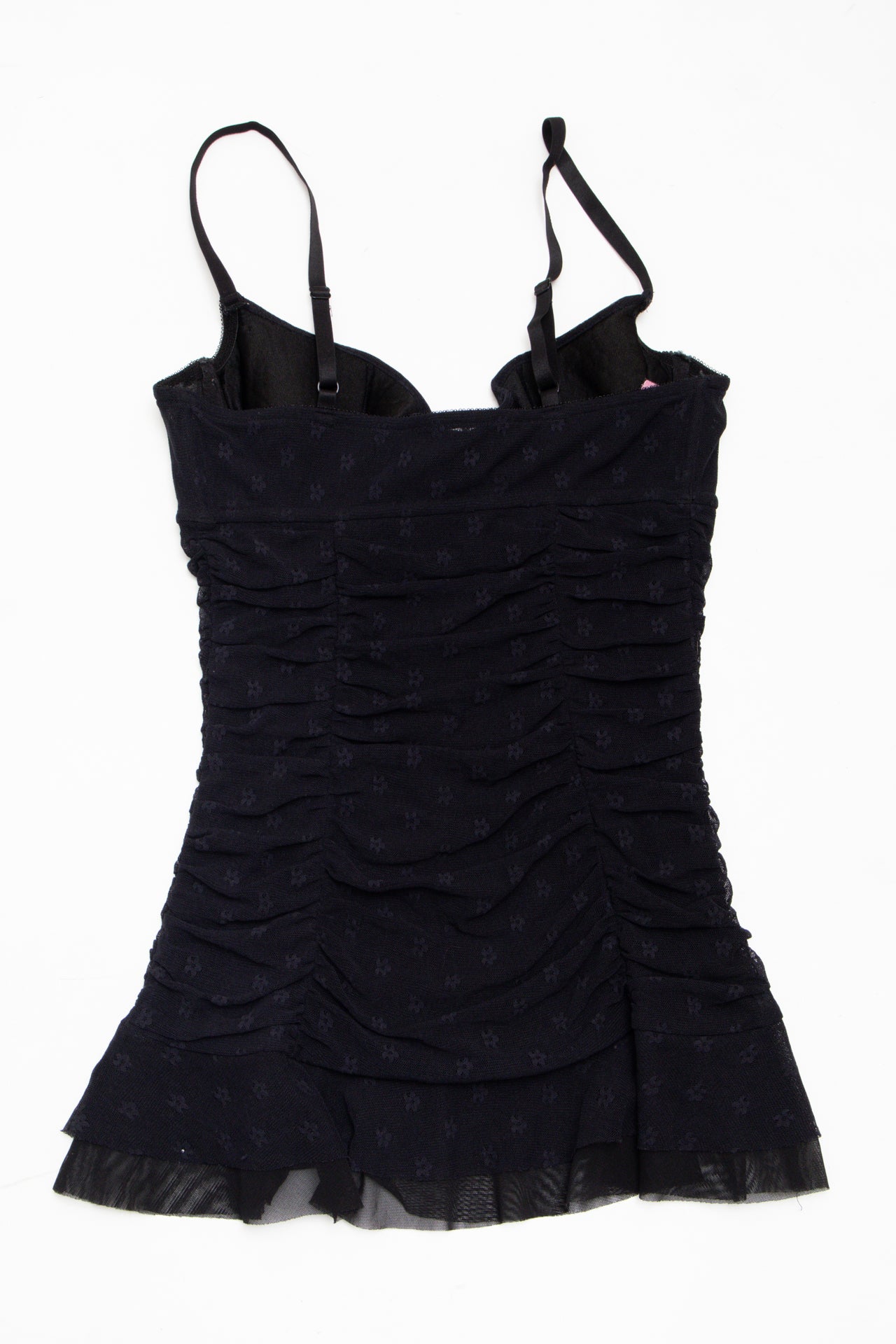 #101 Ruched Camisole Top Black | c. 173 | Size 8