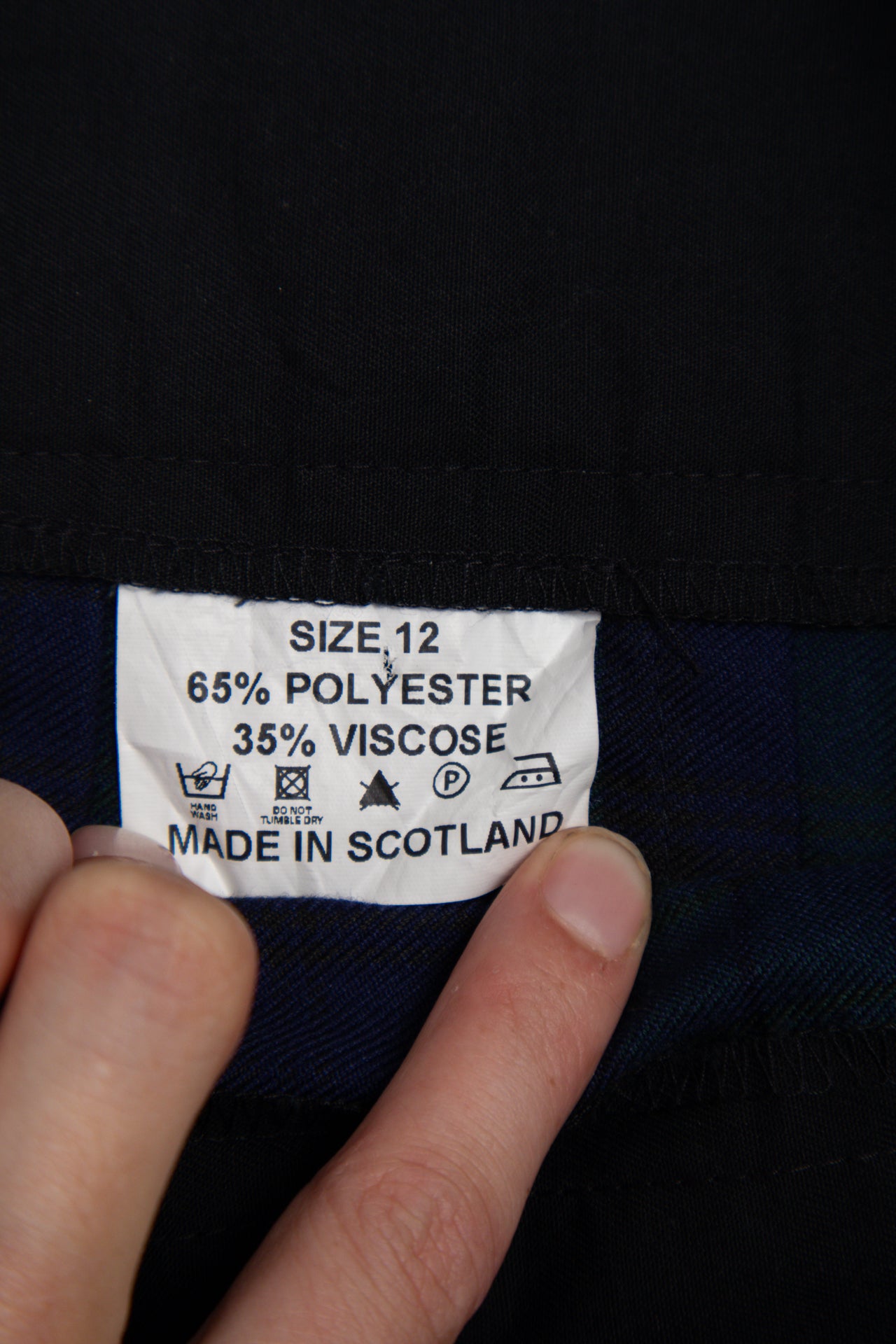 #62 Mini Skirt Navy | c. 176 | Size 8