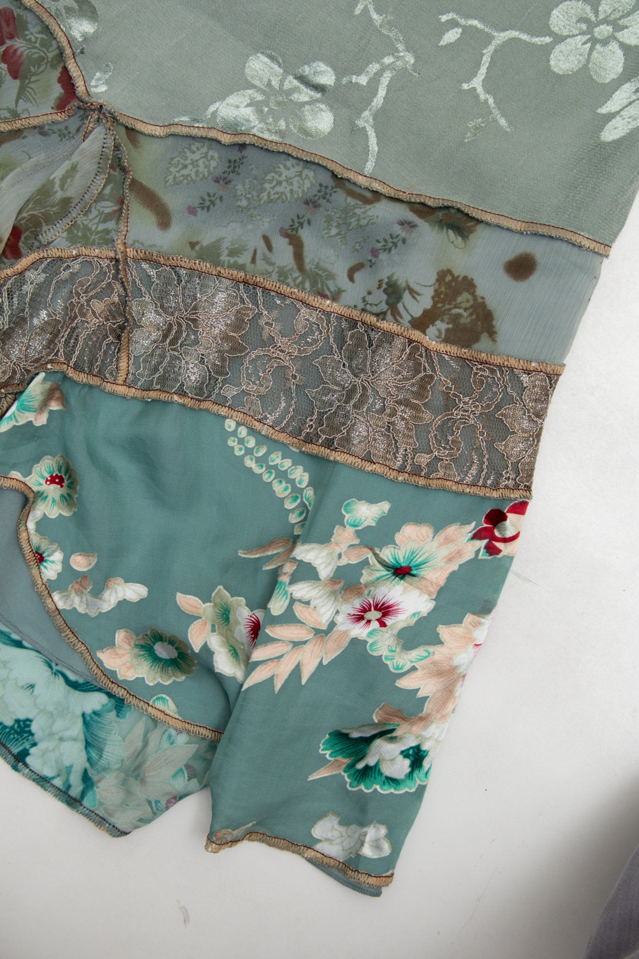 #155 Spencer Alexis Skirt Green | c. 173 | Size 10